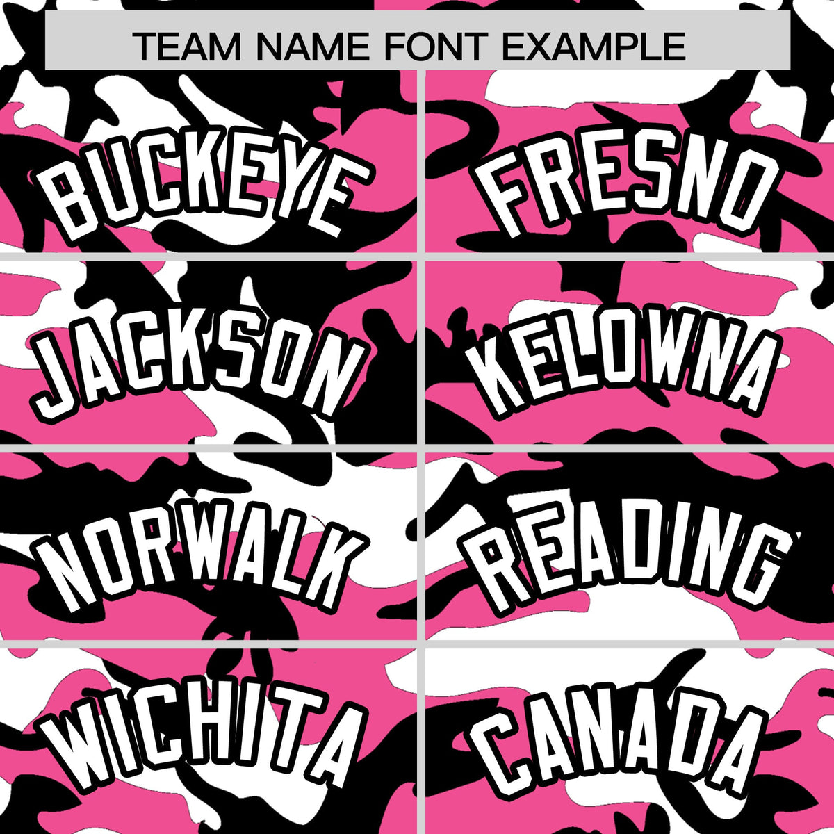 Custom Pink Black White Camo Gradient Fashion Baseball Jersey | Perfect for Training,Sublimation Printed &amp; Stitched,Add Name and Numbern,Perfect for Teams | KXKSHOP