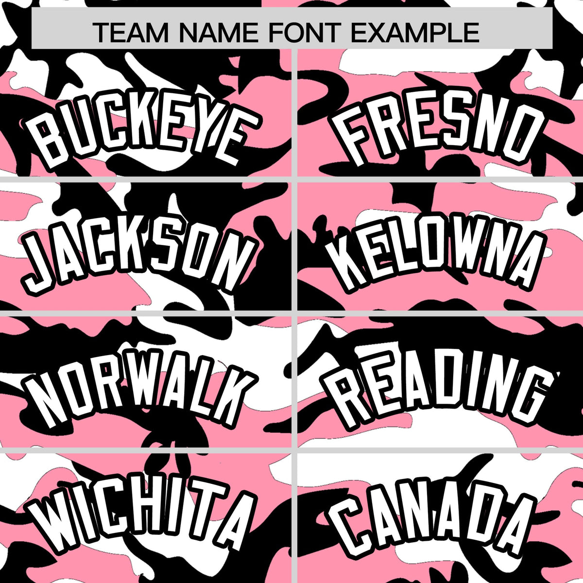 Custom Light Pink Black White Camo Gradient Fashion Baseball Jersey | Perfect for Training,Sublimation Printed &amp; Stitched,Add Name and Numbern,Perfect for Teams | KXKSHOP