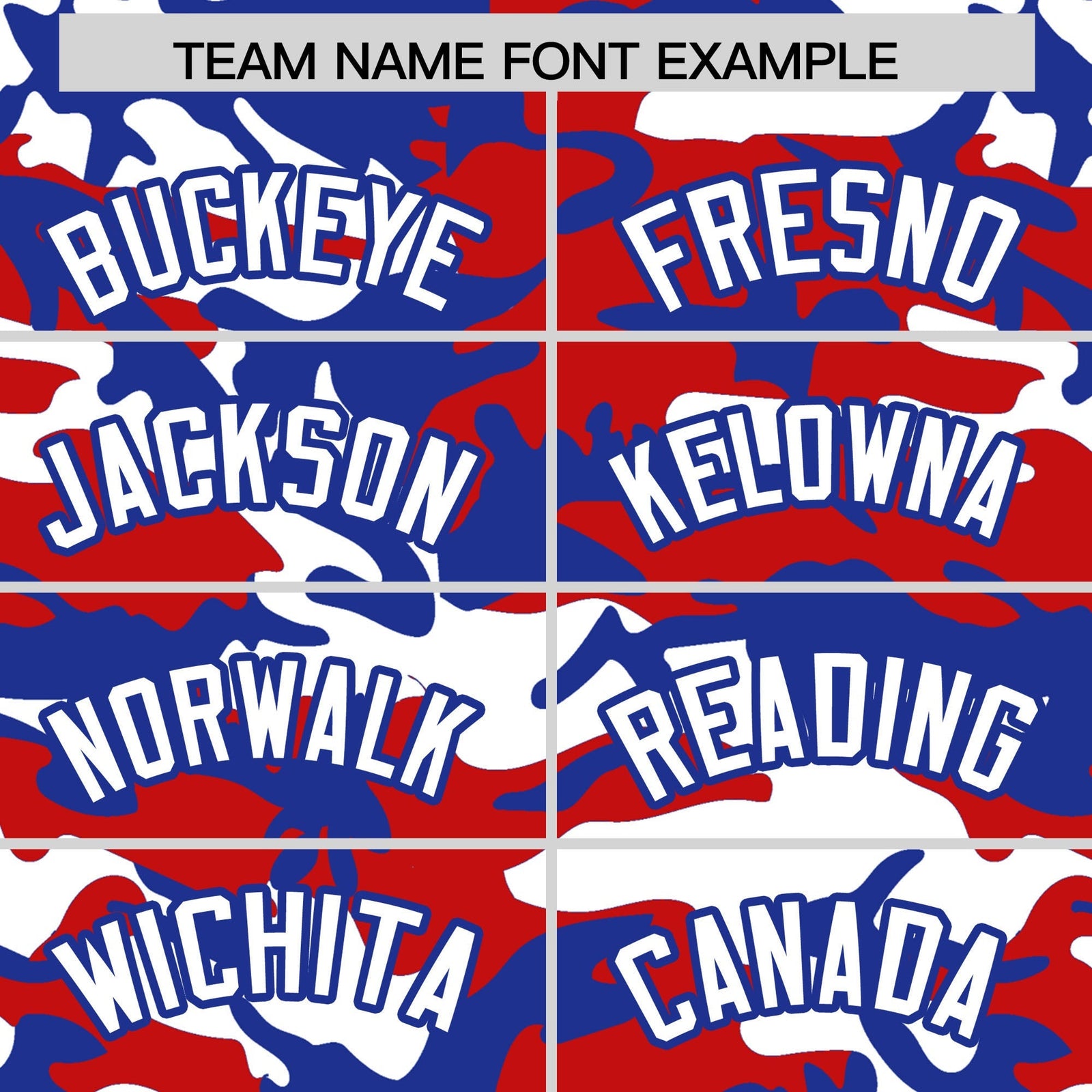 Custom Red White Royal Blue Camo Gradient Fashion Baseball Jersey | Perfect for Training,Sublimation Printed & Stitched,Add Name and Numbern,Perfect for Teams | KXKSHOP