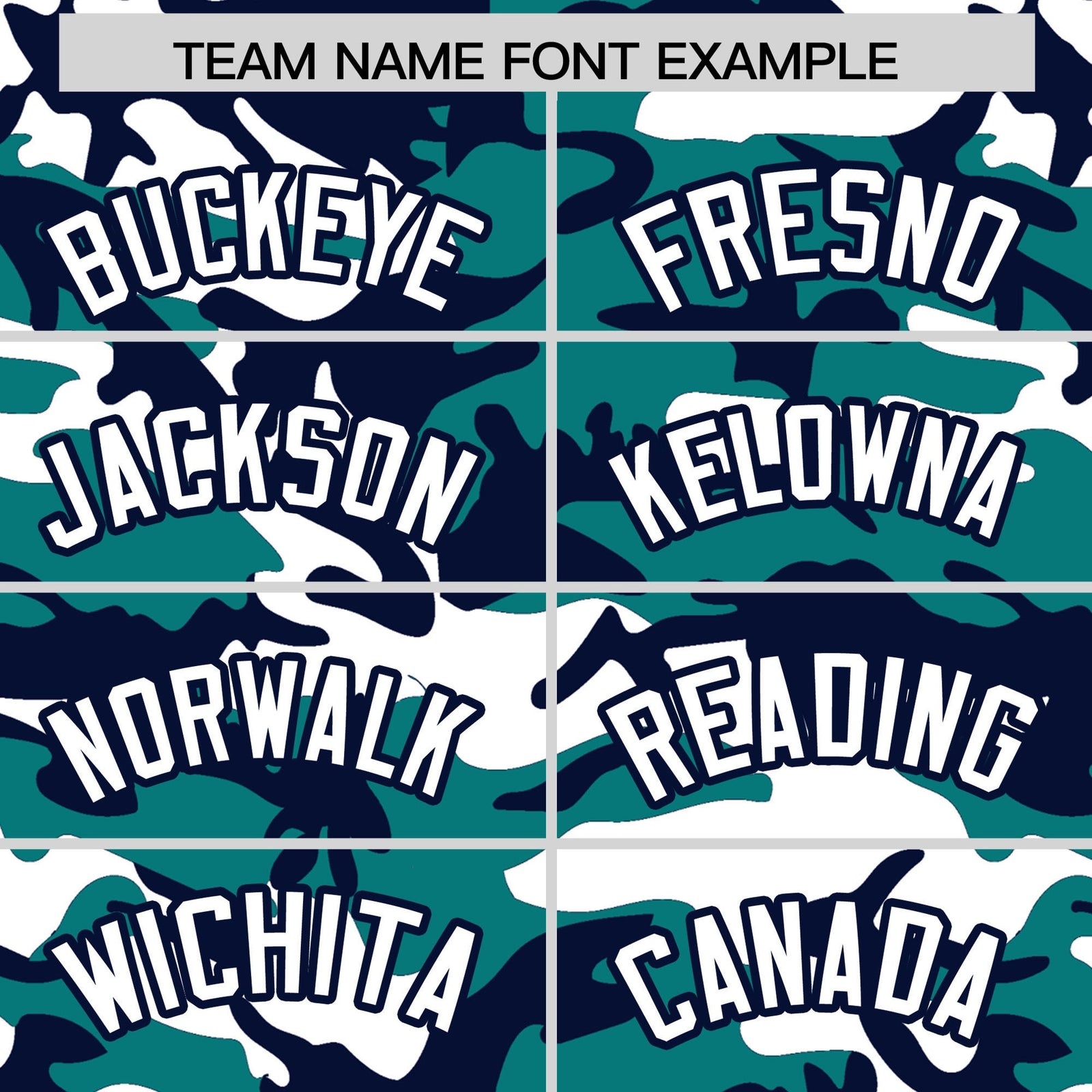 Custom Teal Navy White Camo Gradient Fashion Baseball Jersey | Perfect for Training,Sublimation Printed & Stitched,Add Name and Numbern,Perfect for Teams | KXKSHOP