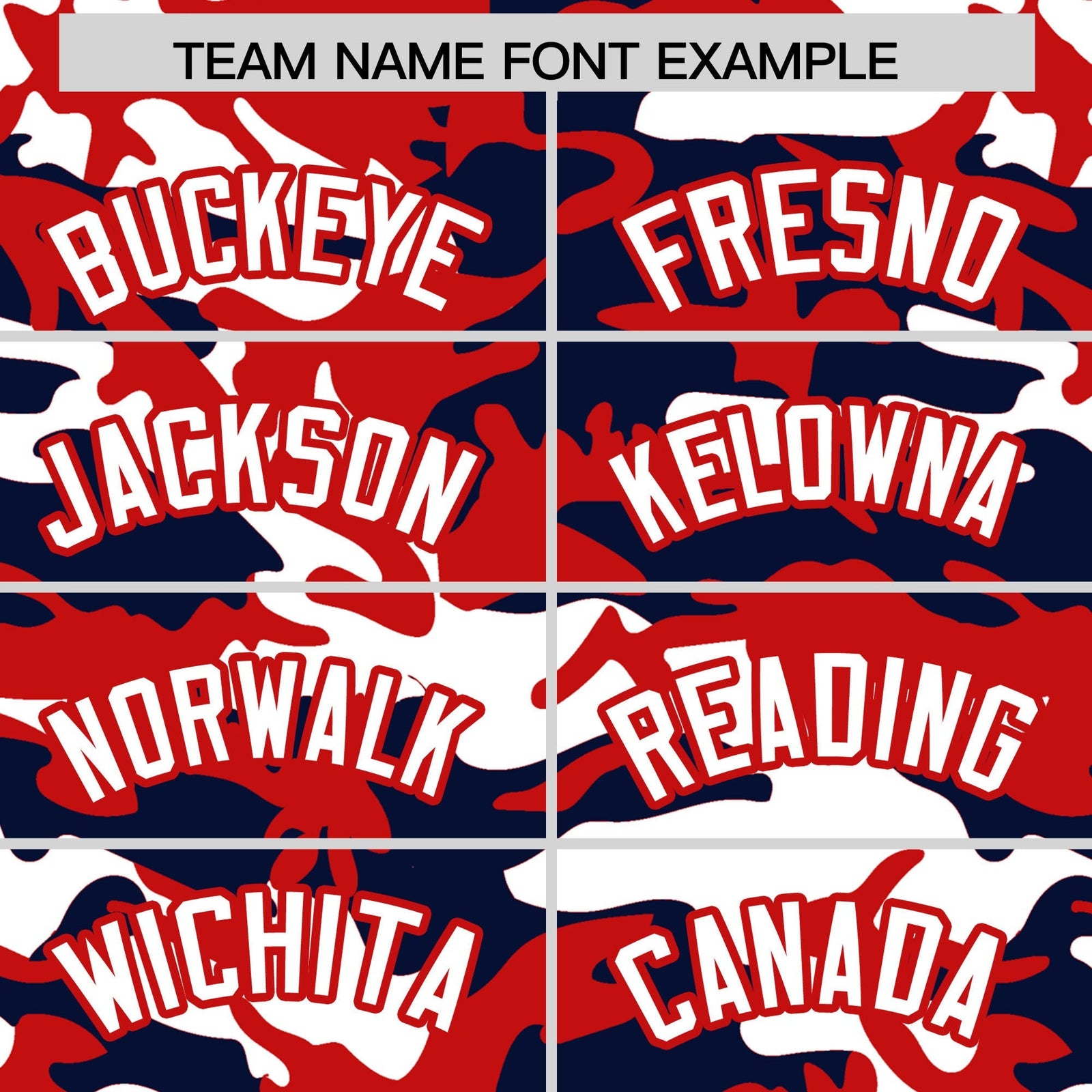 Custom Red Navy White Camo Gradient Fashion Baseball Jersey | Perfect for Training,Sublimation Printed & Stitched,Add Name and Numbern,Perfect for Teams | KXKSHOP