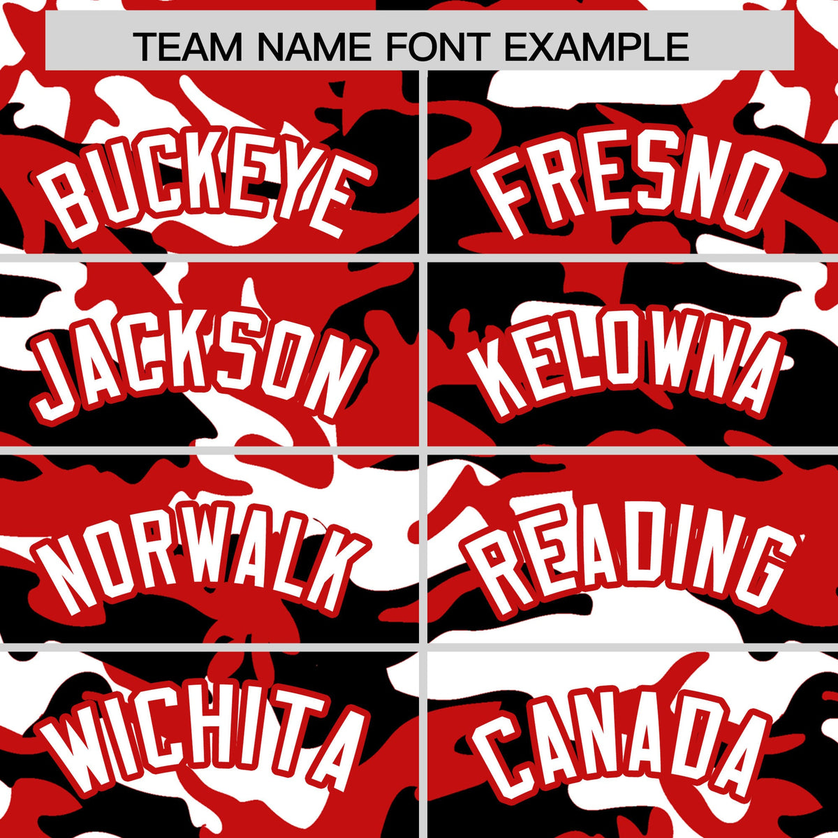 Custom Red Black White Camo Gradient Fashion Baseball Jersey | Perfect for Training,Sublimation Printed &amp; Stitched,Add Name and Numbern,Perfect for Teams | KXKSHOP