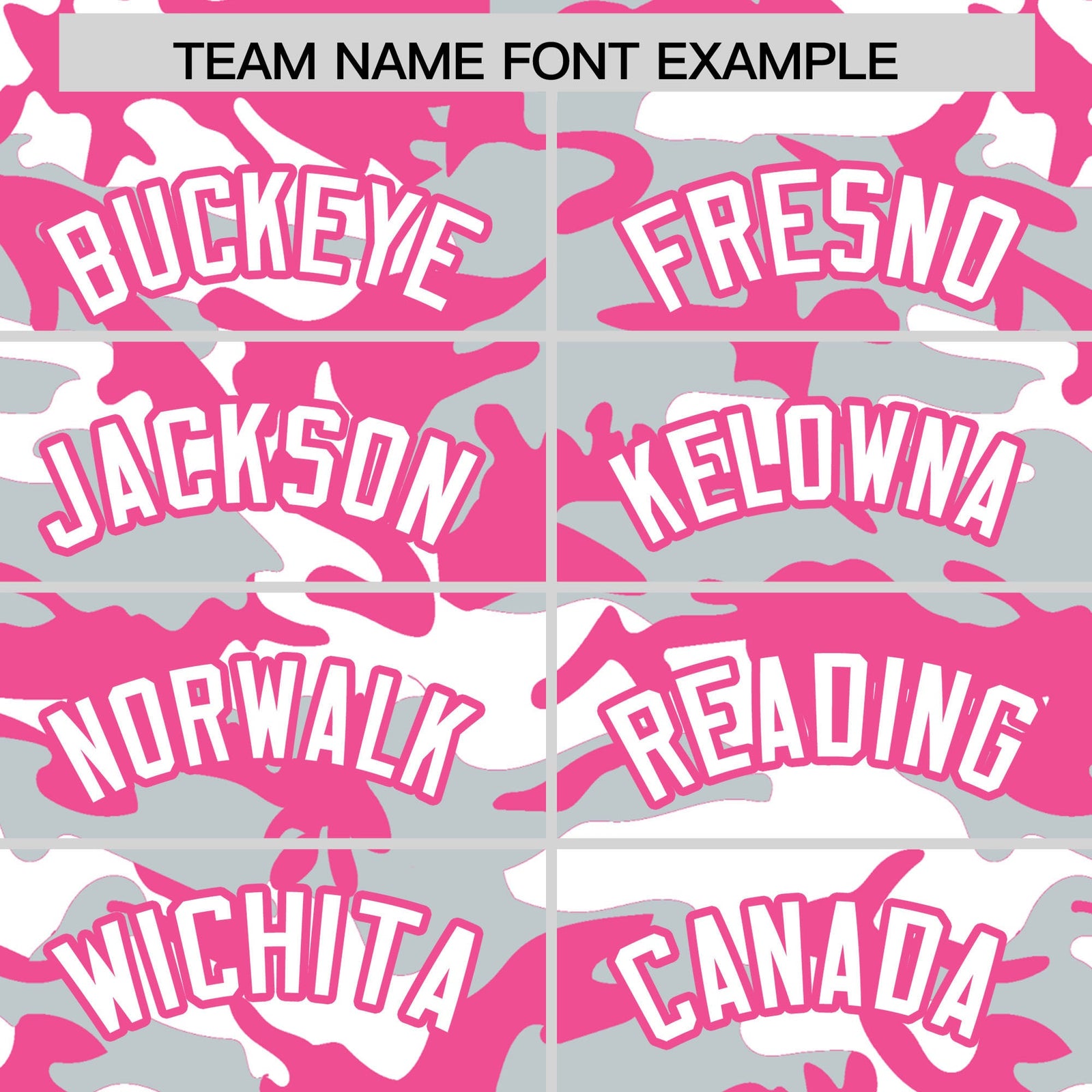 Custom Silver White Pink Camo Gradient Fashion Baseball Jersey | Perfect for Training,Sublimation Printed & Stitched,Add Name and Numbern,Perfect for Teams | KXKSHOP