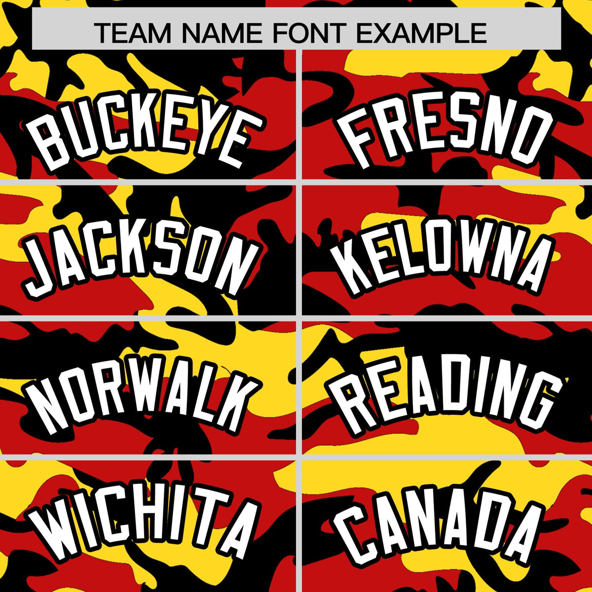 Custom Red Gold Black Camo Gradient Fashion Baseball Jersey | Perfect for Training,Sublimation Printed &amp; Stitched,Add Name and Numbern,Perfect for Teams | KXKSHOP