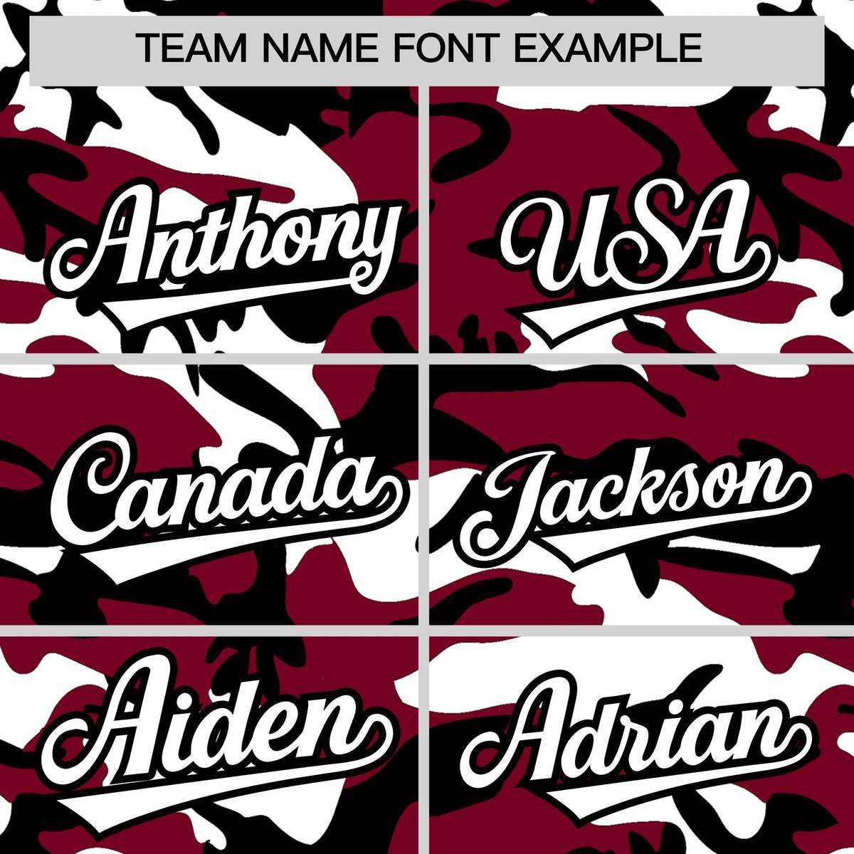 Custom Crimson Black White Camo Gradient Fashion Baseball Jersey | Perfect for Training,Sublimation Printed &amp; Stitched,Add Name and Numbern,Perfect for Teams | KXKSHOP