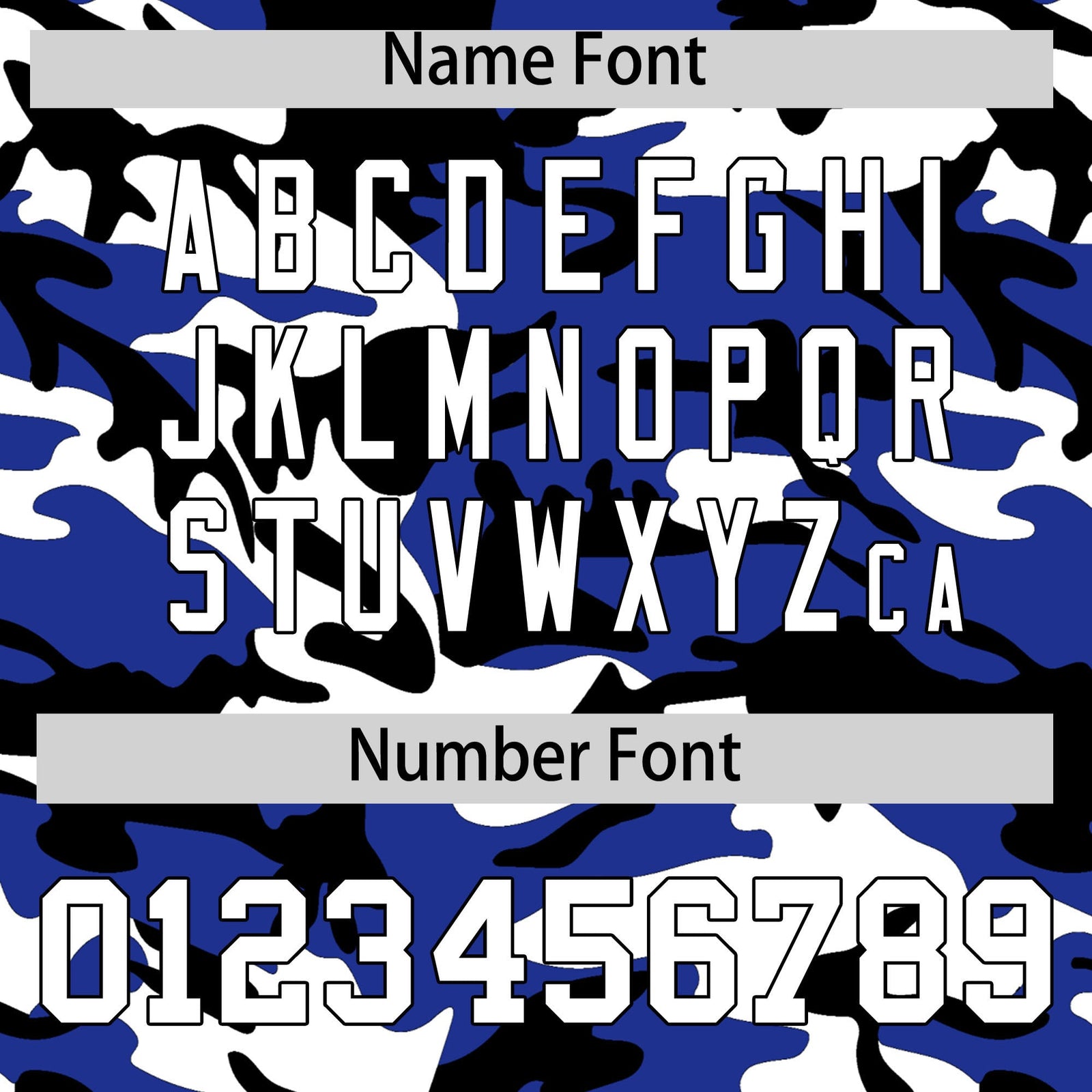 Custom Royal Blue Black White Camo Gradient Fashion Baseball Jersey | Perfect for Training,Sublimation Printed & Stitched,Add Name and Numbern,Perfect for Teams | KXKSHOP