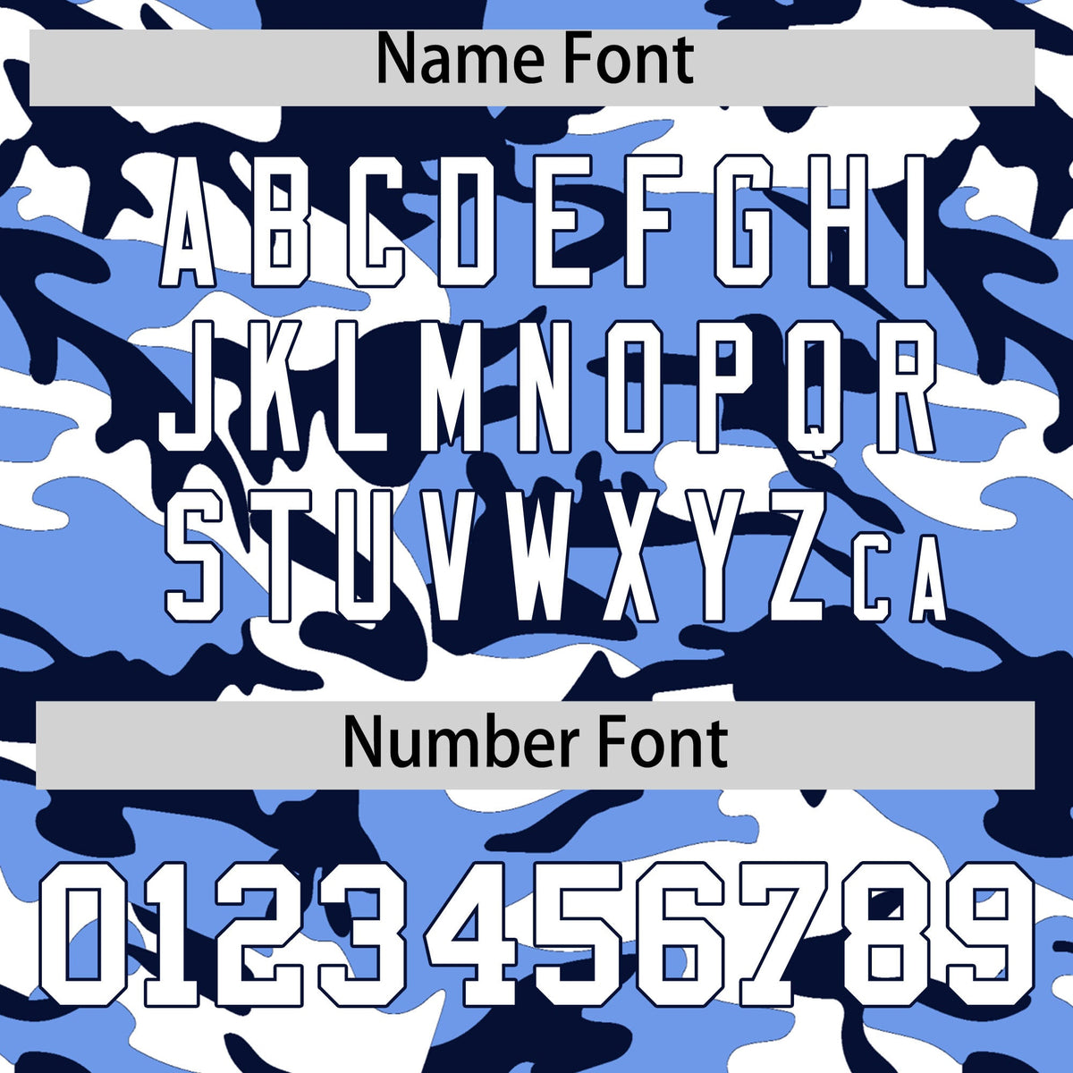 Custom Light Blue Navy White Camo Gradient Fashion Baseball Jersey | Perfect for Training,Sublimation Printed &amp; Stitched,Add Name and Numbern,Perfect for Teams | KXKSHOP