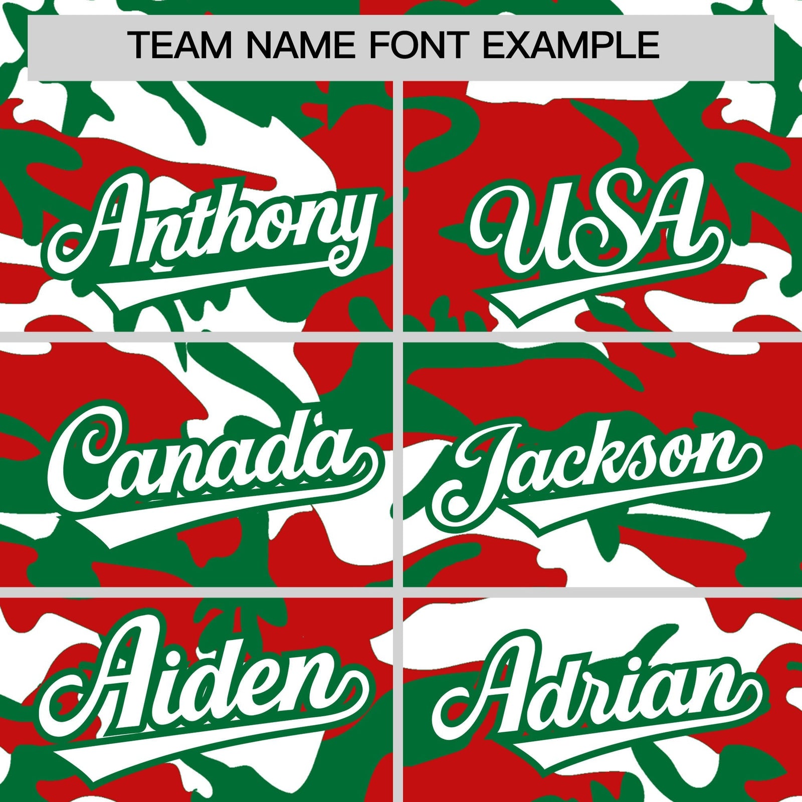 Custom Red Kelly Green White Camo Gradient Fashion Baseball Jersey | Perfect for Training,Sublimation Printed & Stitched,Add Name and Numbern,Perfect for Teams | KXKSHOP