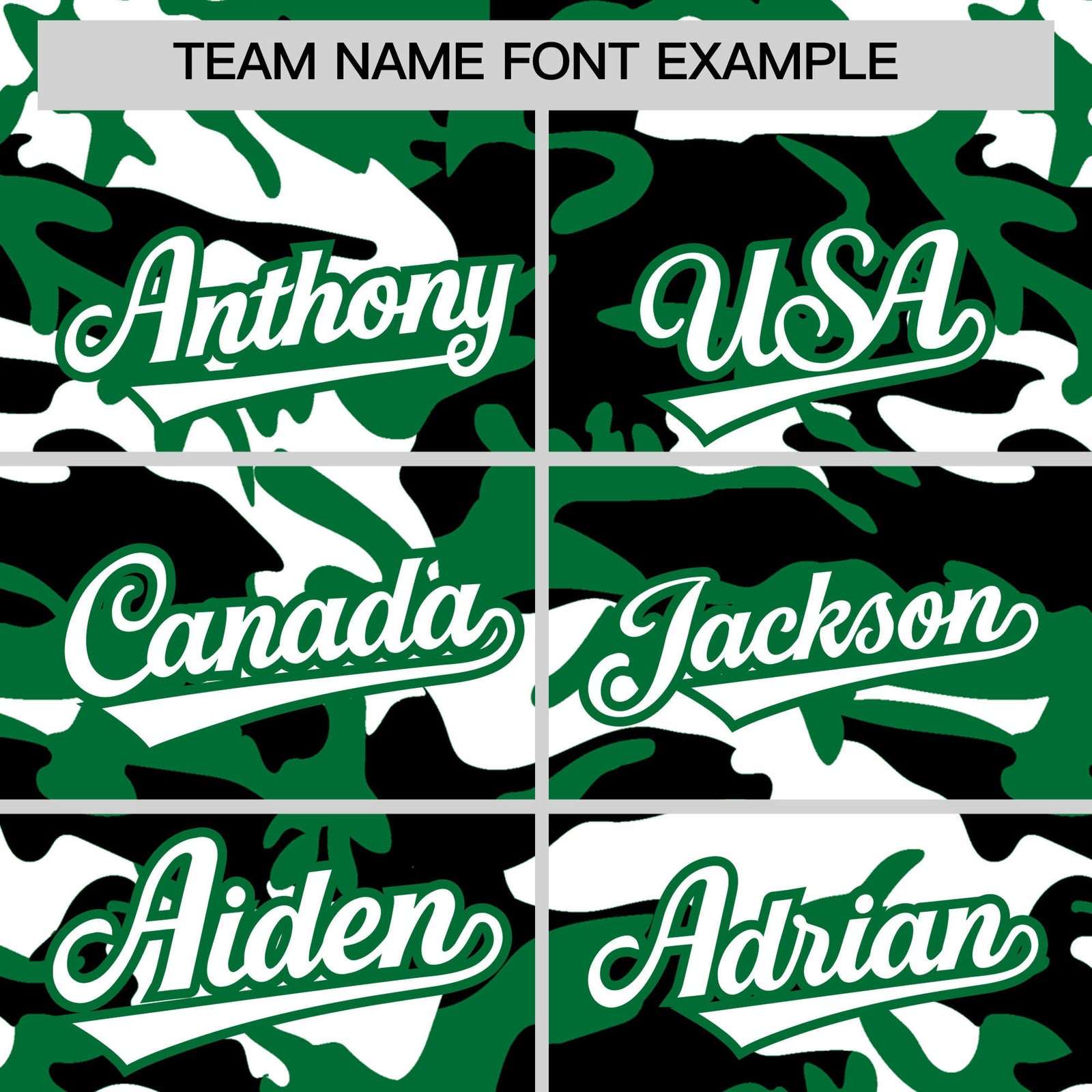 Custom Kelly Green Black White Camo Gradient Fashion Baseball Jersey | Perfect for Training,Sublimation Printed & Stitched,Add Name and Numbern,Perfect for Teams | KXKSHOP