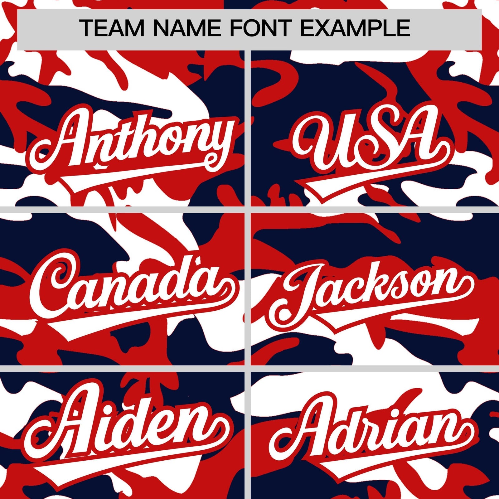 Custom Red Navy White Camo Gradient Fashion Baseball Jersey | Perfect for Training,Sublimation Printed & Stitched,Add Name and Numbern,Perfect for Teams | KXKSHOP