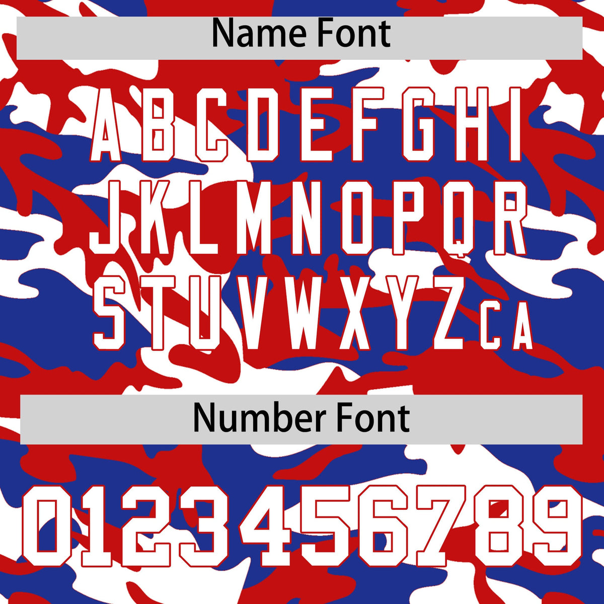 Custom Red Royal Blue White Camo Gradient Fashion Baseball Jersey | Perfect for Training,Sublimation Printed &amp; Stitched,Add Name and Numbern,Perfect for Teams | KXKSHOP