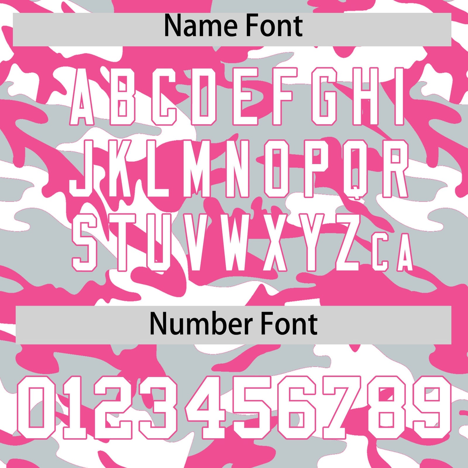 Custom Silver White Pink Camo Gradient Fashion Baseball Jersey | Perfect for Training,Sublimation Printed & Stitched,Add Name and Numbern,Perfect for Teams | KXKSHOP