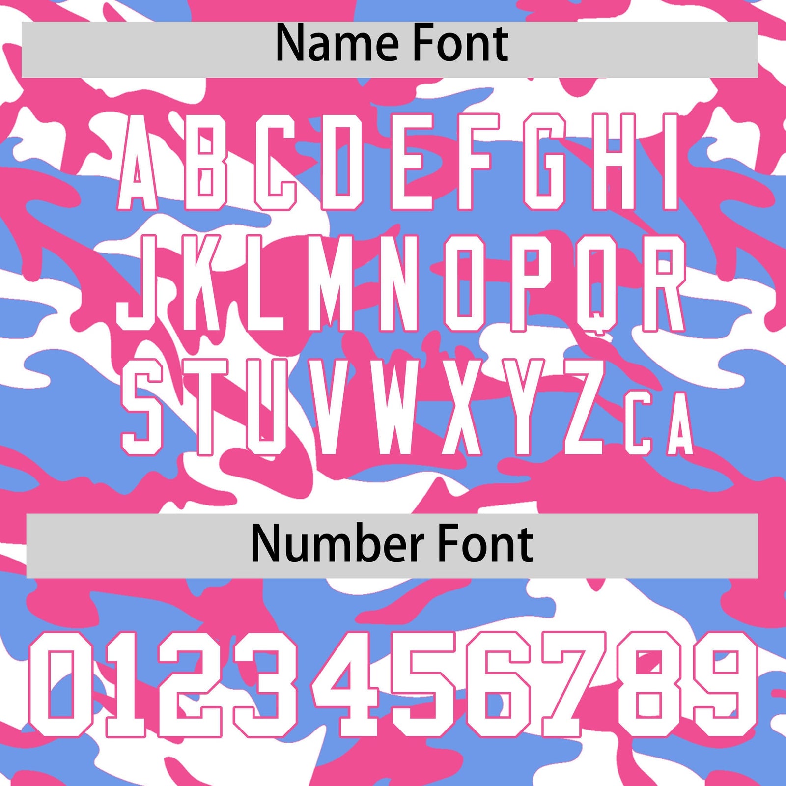 Custom Light Blue Pink White Camo Gradient Fashion Baseball Jersey | Perfect for Training,Sublimation Printed & Stitched,Add Name and Numbern,Perfect for Teams | KXKSHOP