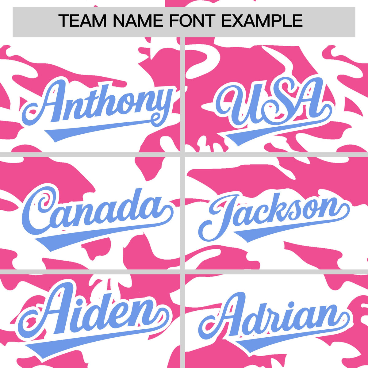 Custom White Pink Light Blue Camo Gradient Fashion Baseball Jersey | Perfect for Training,Sublimation Printed &amp; Stitched,Add Name and Numbern,Perfect for Teams | KXKSHOP