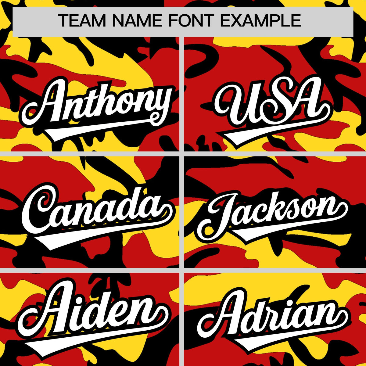 Custom Red Gold Black Camo Gradient Fashion Baseball Jersey | Perfect for Training,Sublimation Printed &amp; Stitched,Add Name and Numbern,Perfect for Teams | KXKSHOP