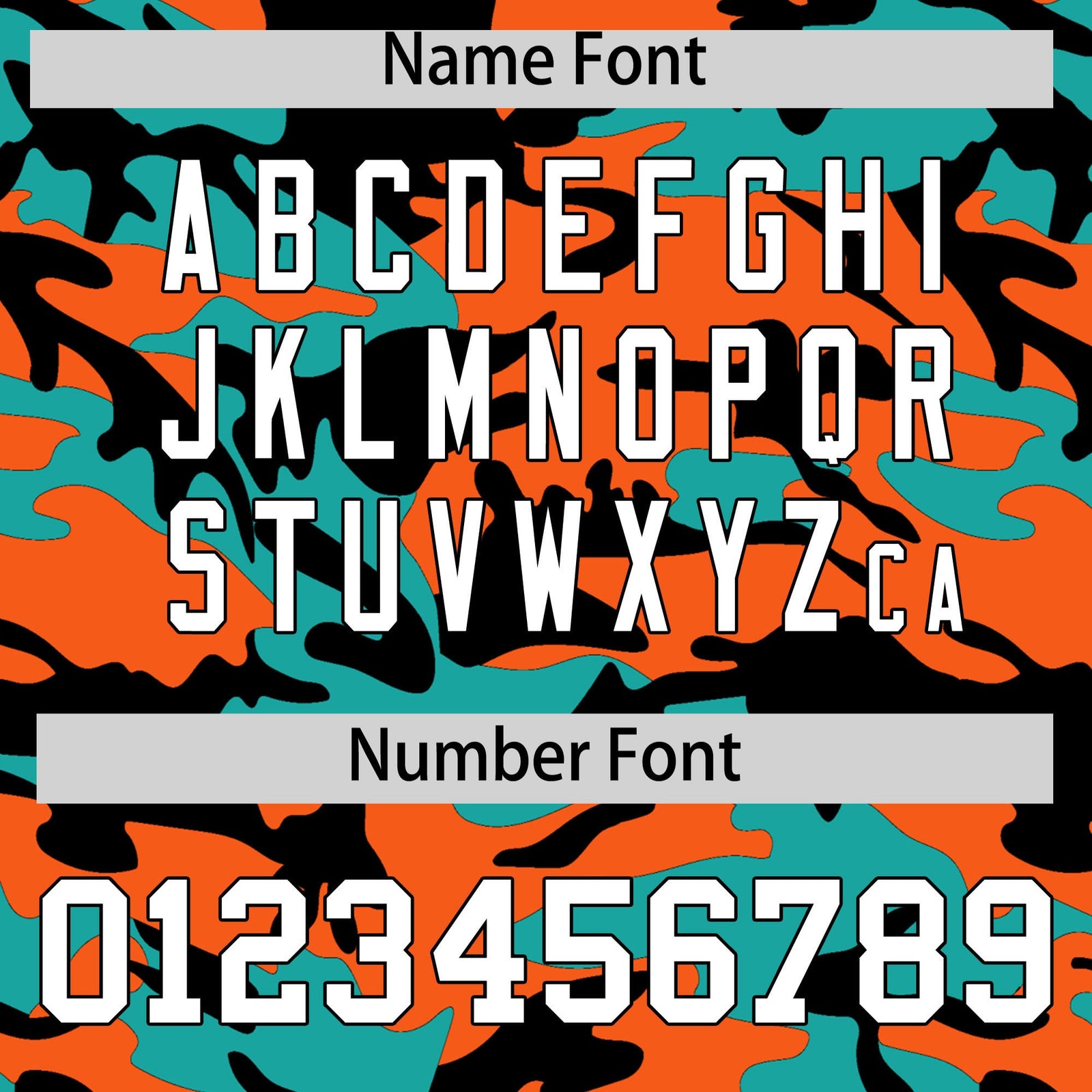 Custom Orange Aqua Black Camo Gradient Fashion Baseball Jersey | Perfect for Training,Sublimation Printed & Stitched,Add Name and Numbern,Perfect for Teams | KXKSHOP