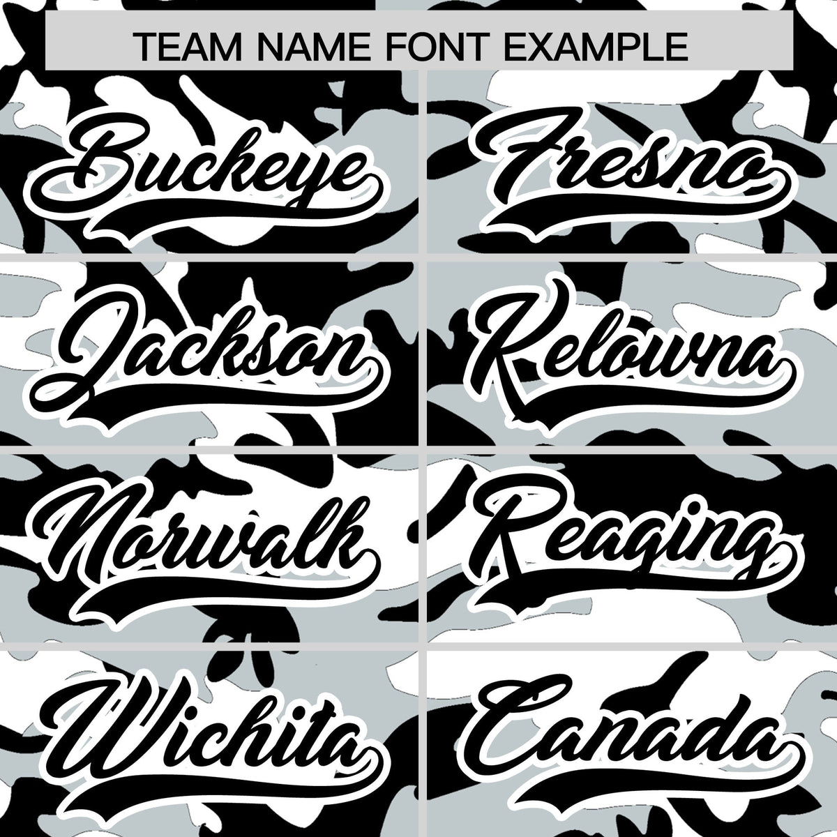 Custom Black Silver White Camo Gradient Fashion Baseball Jersey | Perfect for Training,Sublimation Printed & Stitched,Add Name and Numbern,Perfect for Teams | KXKSHOP