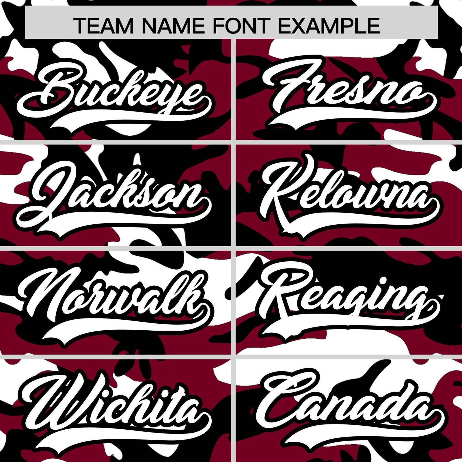 Custom Crimson Black White Camo Gradient Fashion Baseball Jersey | Perfect for Training,Sublimation Printed & Stitched,Add Name and Numbern,Perfect for Teams | KXKSHOP