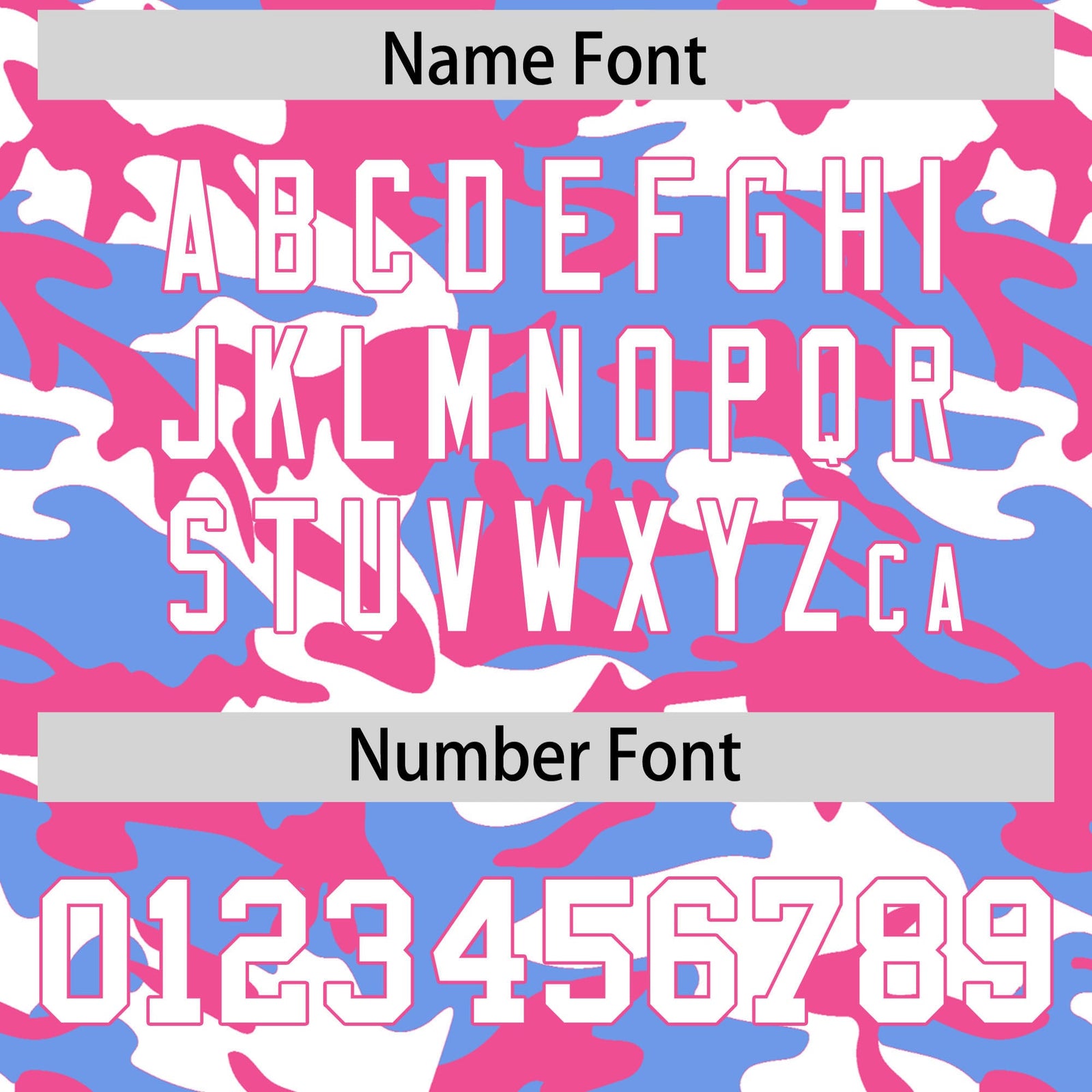 Custom Light Blue Pink White Camo Gradient Fashion Baseball Jersey | Perfect for Training,Sublimation Printed & Stitched,Add Name and Numbern,Perfect for Teams | KXKSHOP