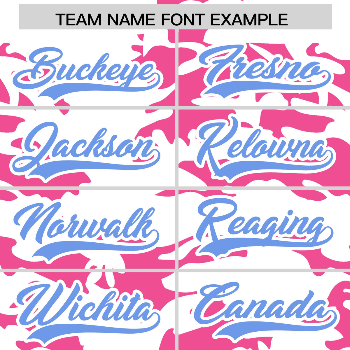 Custom White Pink Light Blue Camo Gradient Fashion Baseball Jersey | Perfect for Training,Sublimation Printed &amp; Stitched,Add Name and Numbern,Perfect for Teams | KXKSHOP