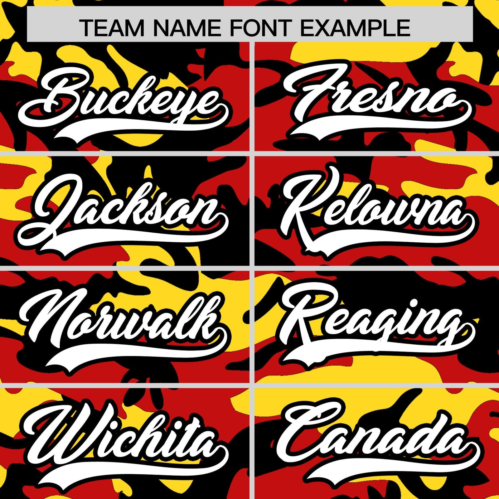 Custom Red Gold Black Camo Gradient Fashion Baseball Jersey | Perfect for Training,Sublimation Printed & Stitched,Add Name and Numbern,Perfect for Teams | KXKSHOP