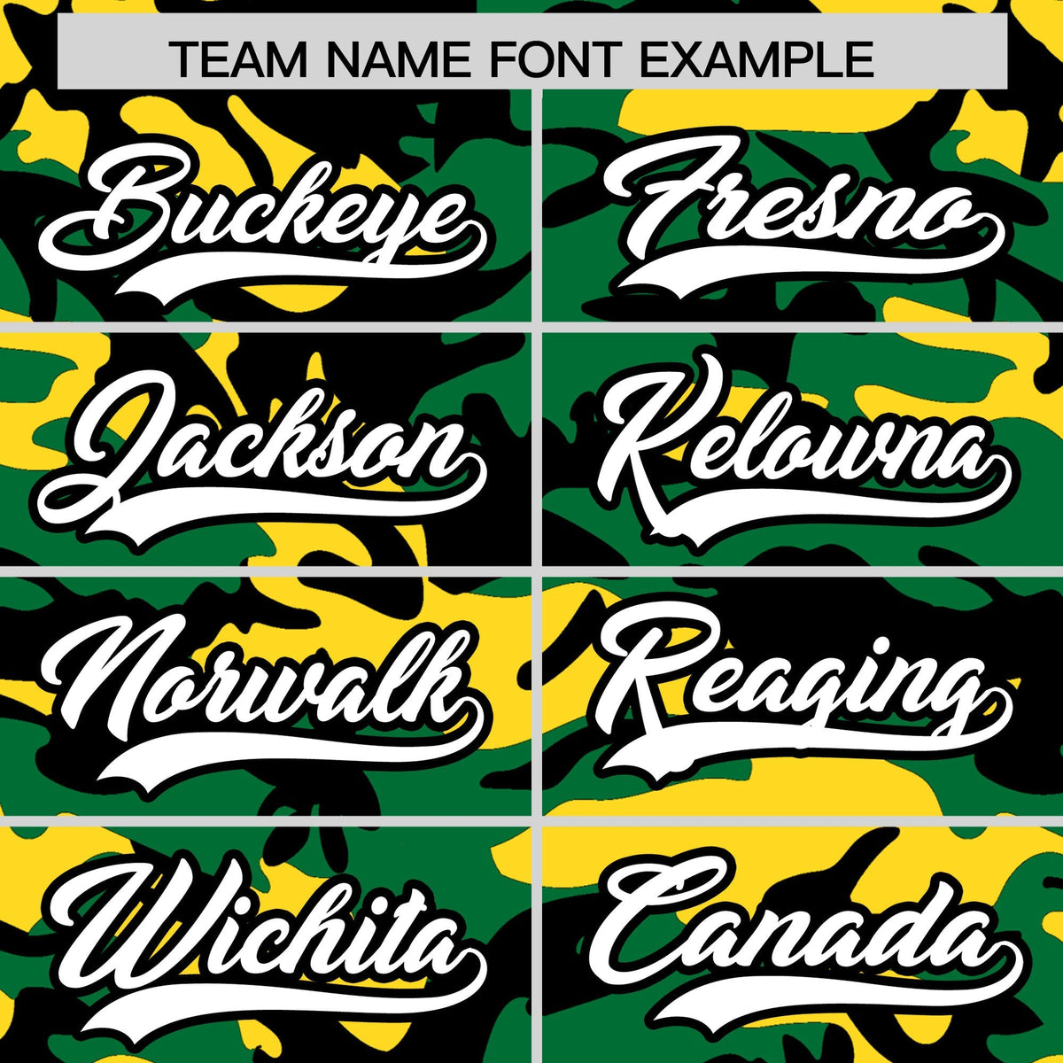 Custom Kelly Green Gold Black Camo Gradient Fashion Baseball Jersey | Perfect for Training,Sublimation Printed &amp; Stitched,Add Name and Numbern,Perfect for Teams | KXKSHOP