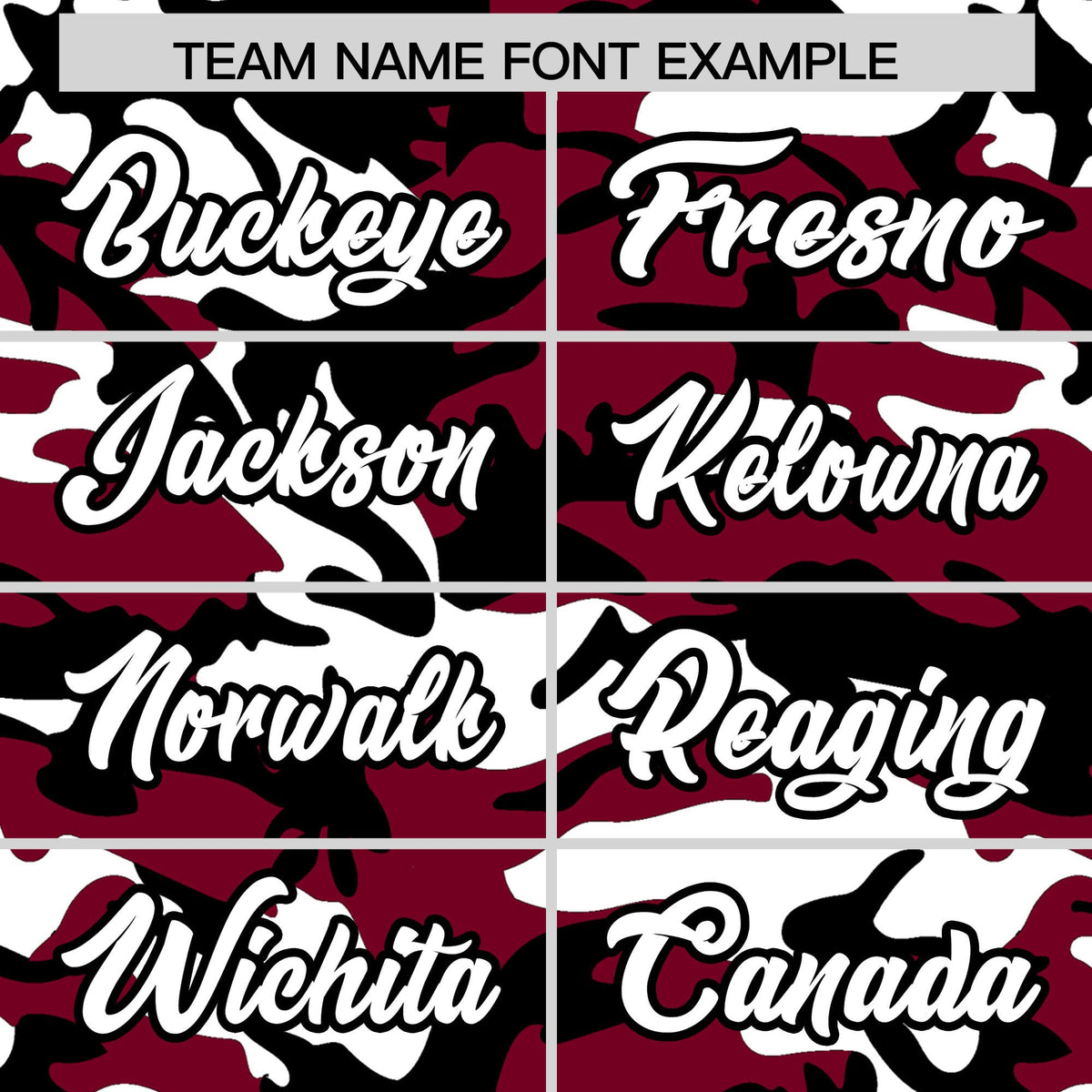 Custom Crimson Black White Camo Gradient Fashion Baseball Jersey | Perfect for Training,Sublimation Printed &amp; Stitched,Add Name and Numbern,Perfect for Teams | KXKSHOP