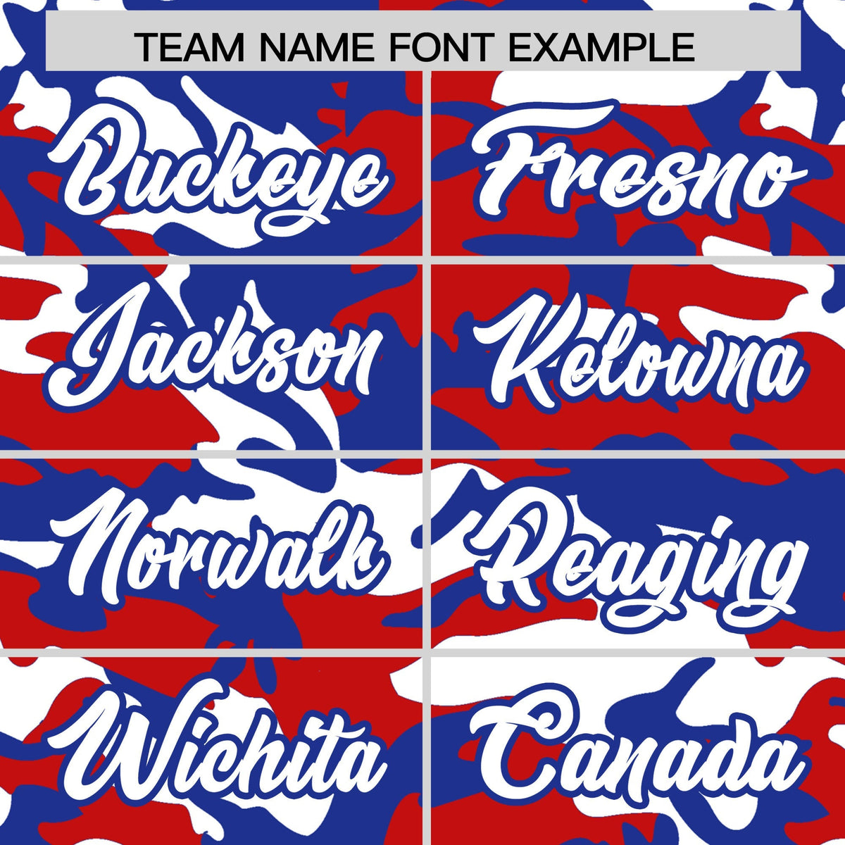 Custom Red White Royal Blue Camo Gradient Fashion Baseball Jersey | Perfect for Training,Sublimation Printed &amp; Stitched,Add Name and Numbern,Perfect for Teams | KXKSHOP