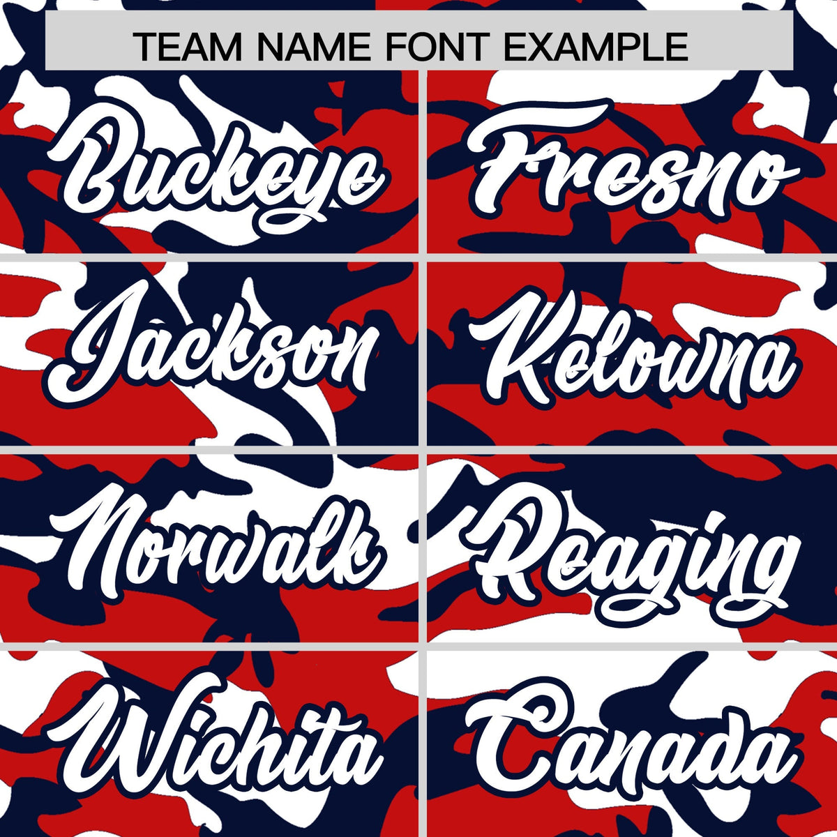 Custom Red White Navy Camo Gradient Fashion Baseball Jersey | Perfect for Training,Sublimation Printed &amp; Stitched,Add Name and Numbern,Perfect for Teams | KXKSHOP