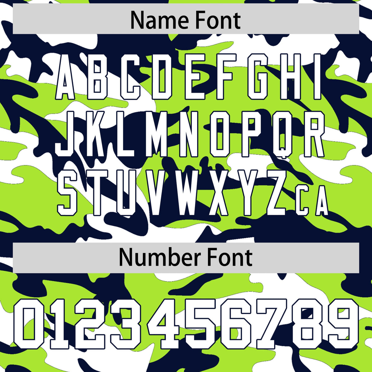 Custom Neon Green Navy White Camo Gradient Fashion Baseball Jersey | Perfect for Training,Sublimation Printed &amp; Stitched,Add Name and Numbern,Perfect for Teams | KXKSHOP