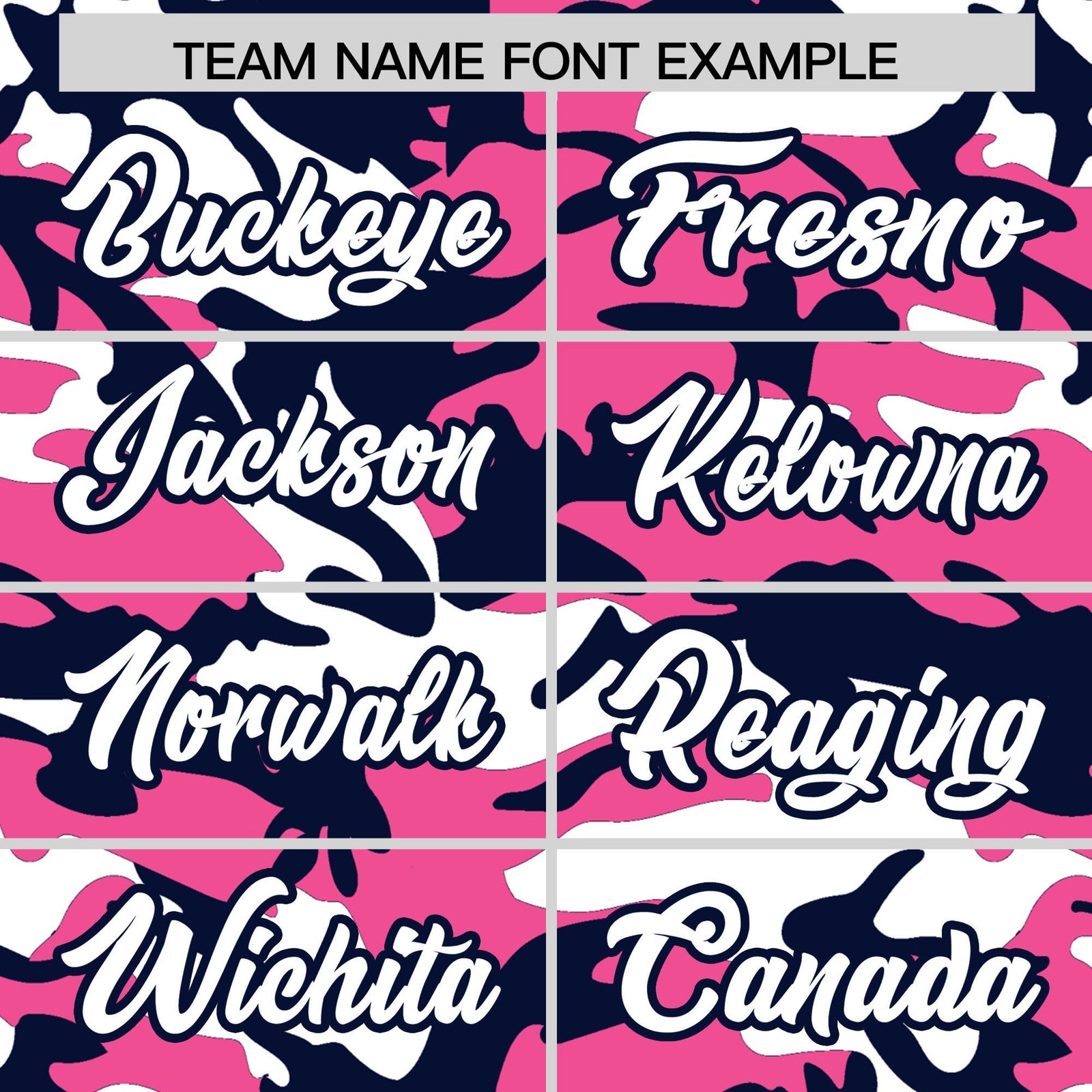 Custom Pink Navy White Camo Gradient Fashion Baseball Jersey | Perfect for Training,Sublimation Printed & Stitched,Add Name and Numbern,Perfect for Teams | KXKSHOP