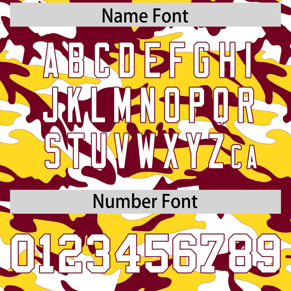 Custom Crimson Gold White Camo Gradient Fashion Baseball Jersey | Perfect for Training,Sublimation Printed &amp; Stitched,Add Name and Numbern,Perfect for Teams | KXKSHOP