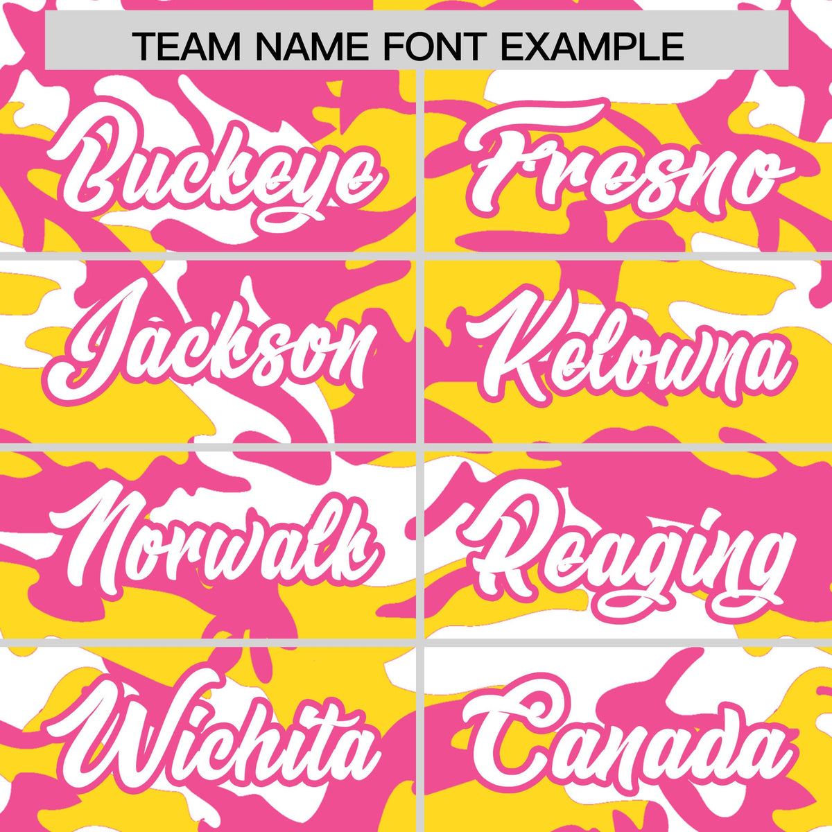 Custom Gold Pink White Camo Gradient Fashion Baseball Jersey | Perfect for Training,Sublimation Printed &amp; Stitched,Add Name and Numbern,Perfect for Teams | KXKSHOP