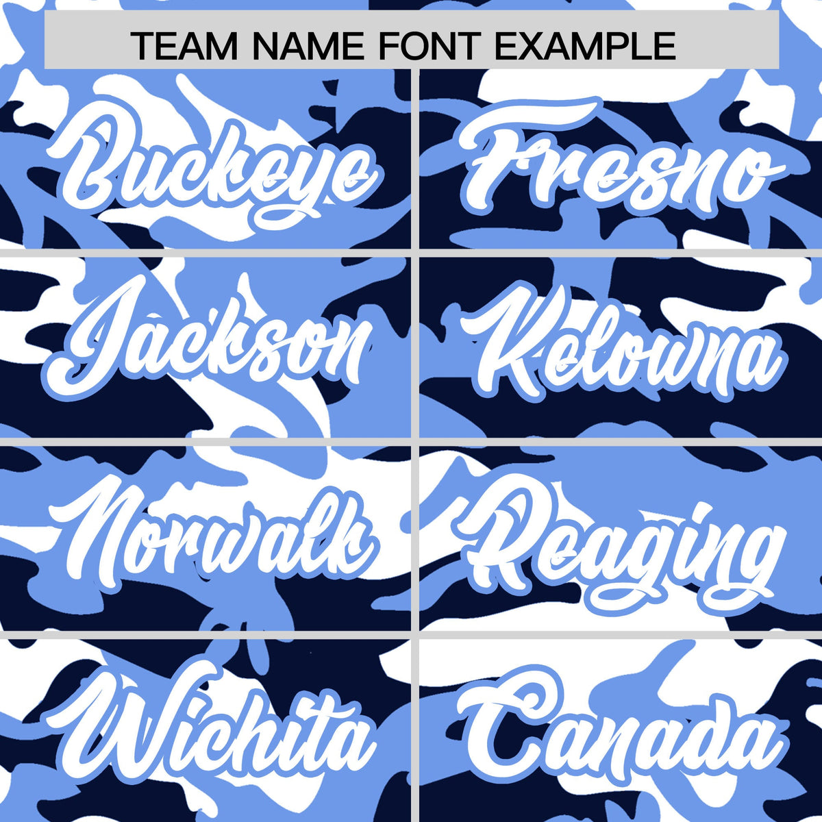 Custom Navy Light Blue White Camo Gradient Fashion Baseball Jersey | Perfect for Training,Sublimation Printed &amp; Stitched,Add Name and Numbern,Perfect for Teams | KXKSHOP