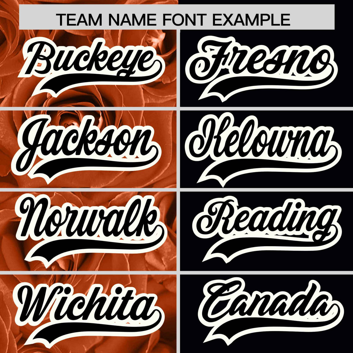 Custom Texas Orange Black Split Rose Print Authentic Baseball Jersey