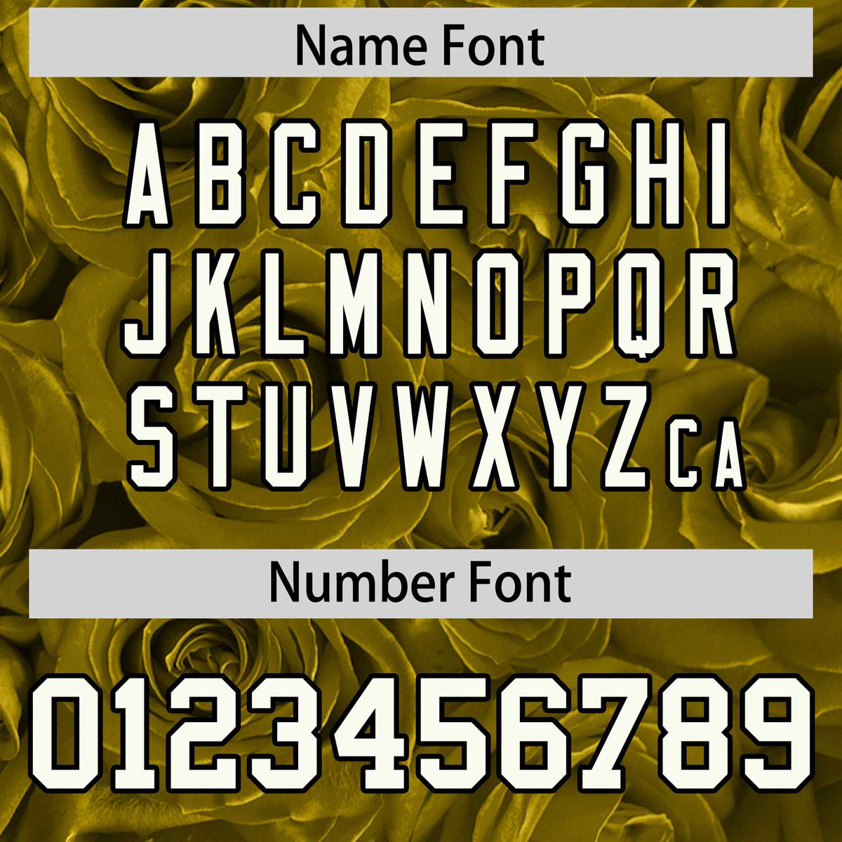 Custom Old Gold Black Split Rose Print Authentic Baseball Jersey