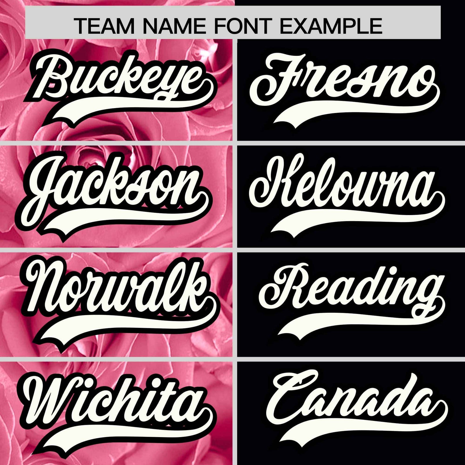 Custom Light Pink Black Split Rose Print Authentic Baseball Jersey