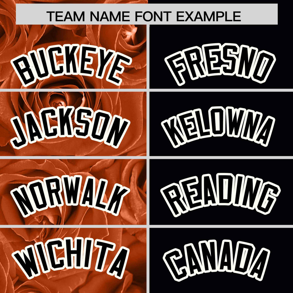 Custom Texas Orange Black Split Rose Print Authentic Baseball Jersey