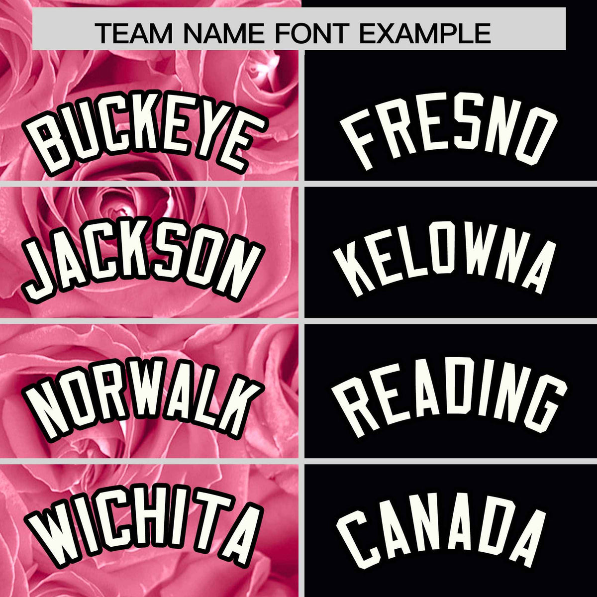 Custom Light Pink Black Split Rose Print Authentic Baseball Jersey