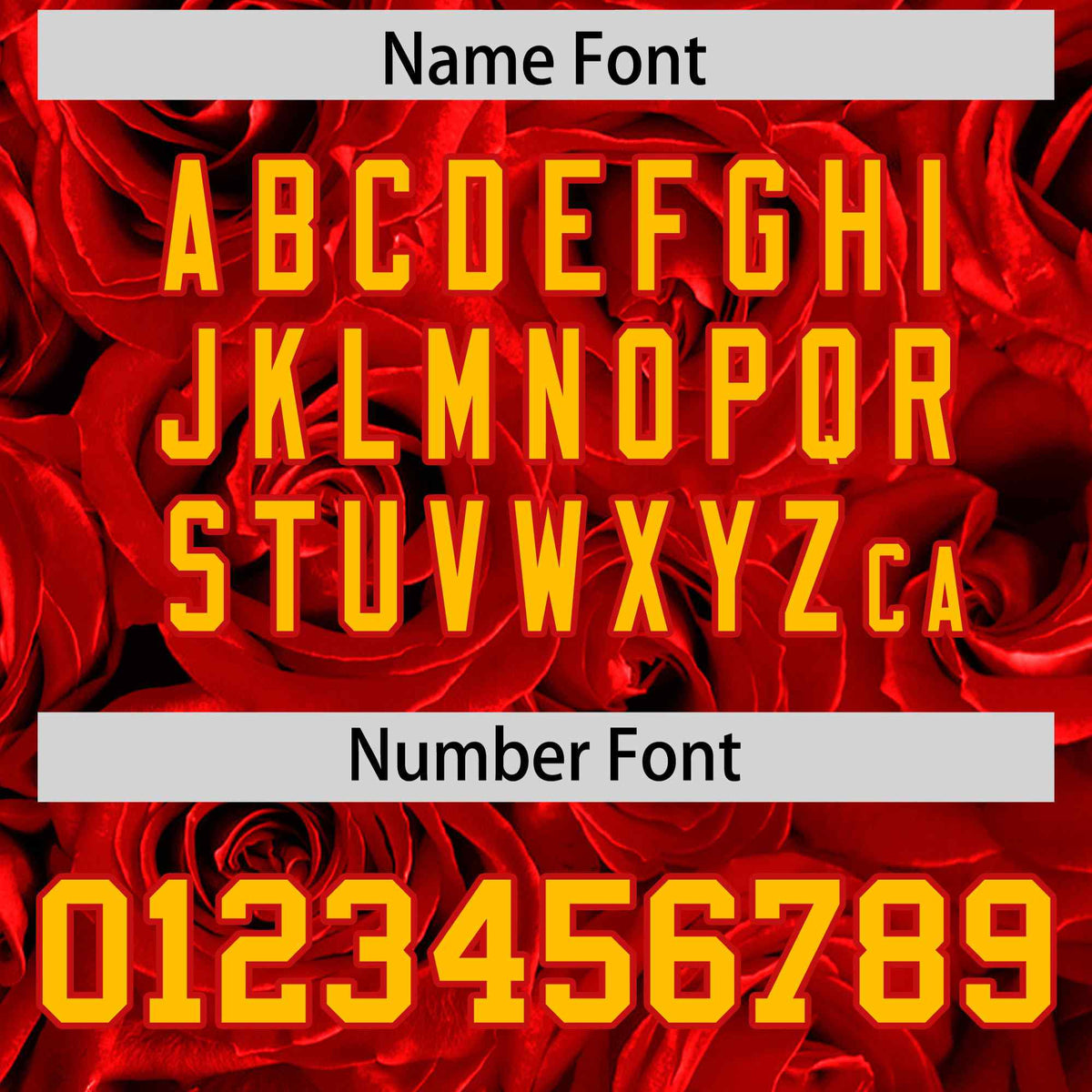 Custom Red Yellow Split Rose Print Authentic Baseball Jersey