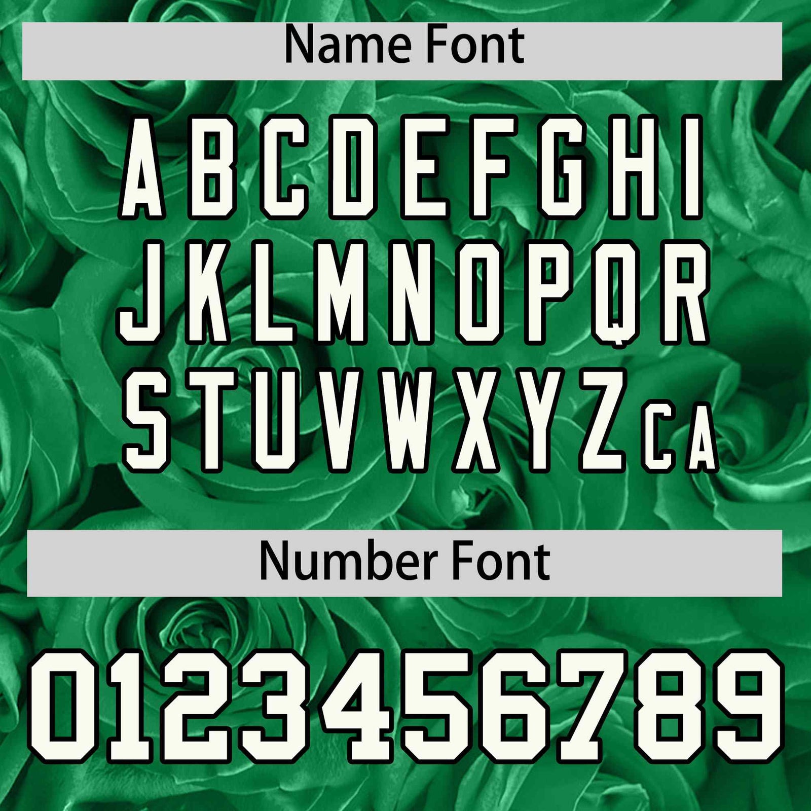 Custom Kelly Green Black Split Rose Print Authentic Baseball Jersey