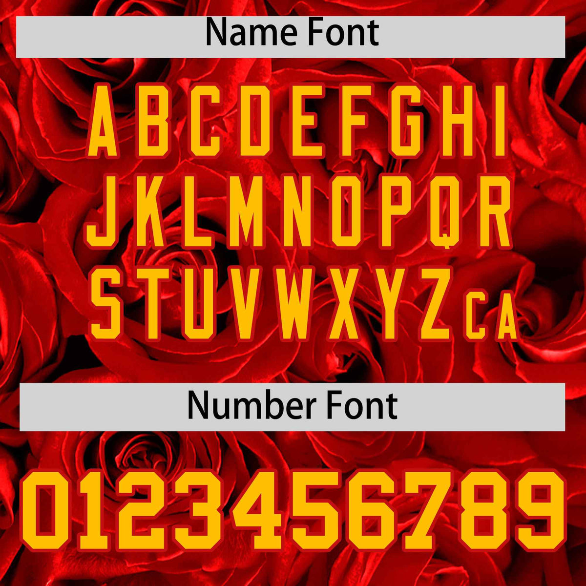 Custom Red Yellow Split Rose Print Authentic Baseball Jersey