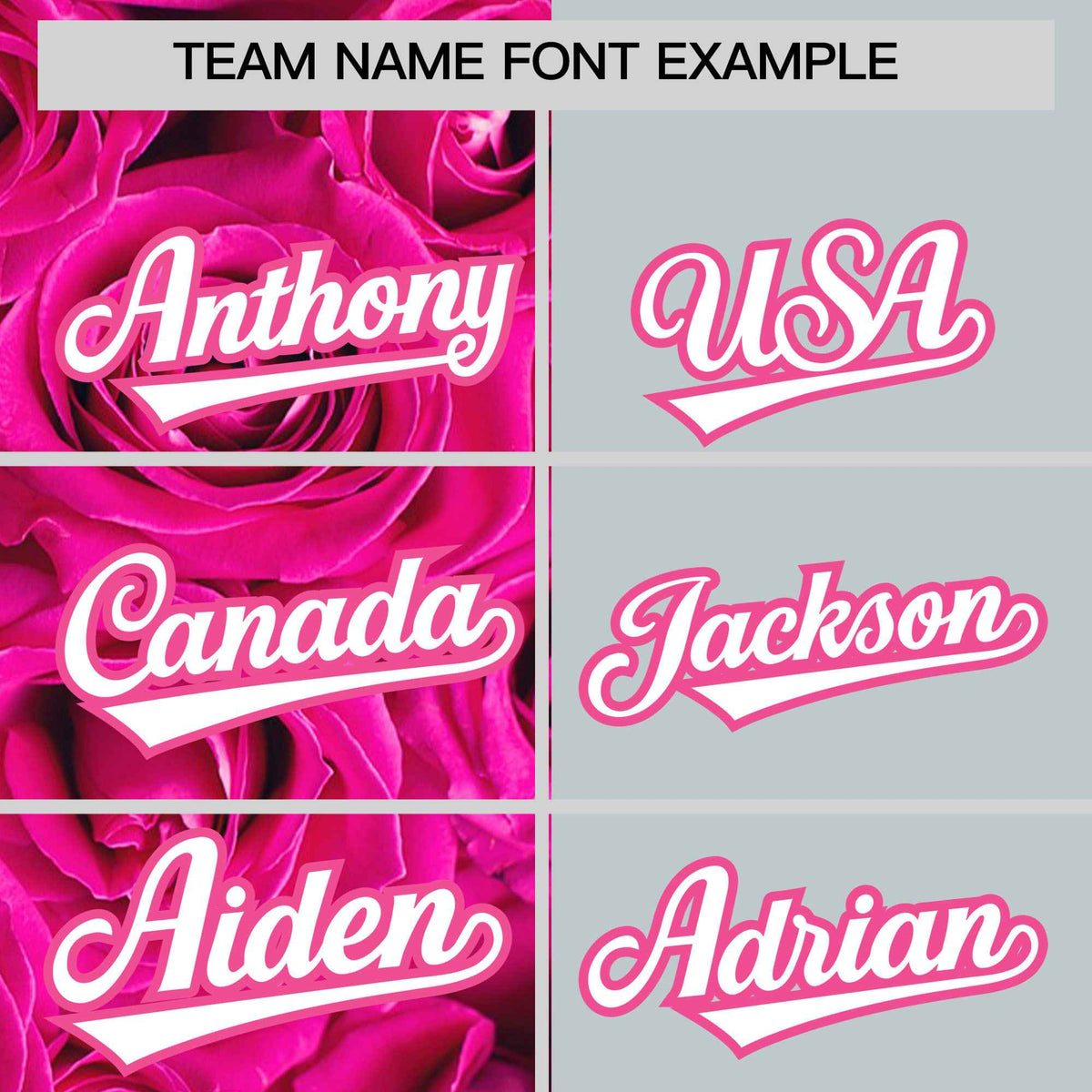 Custom Pink Silver Split Rose Print Authentic Baseball Jersey