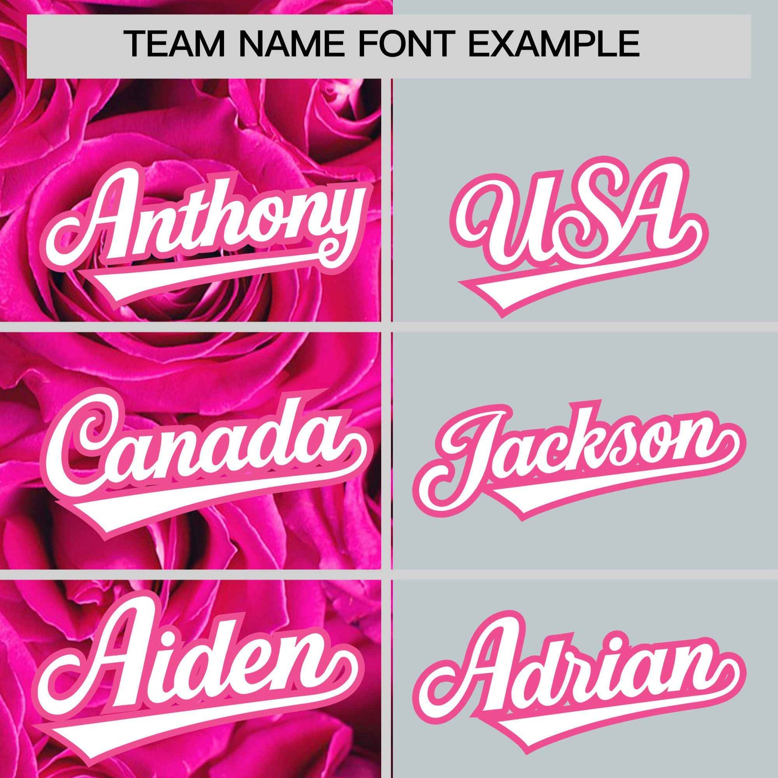 Custom Pink Silver Split Rose Print Authentic Baseball Jersey