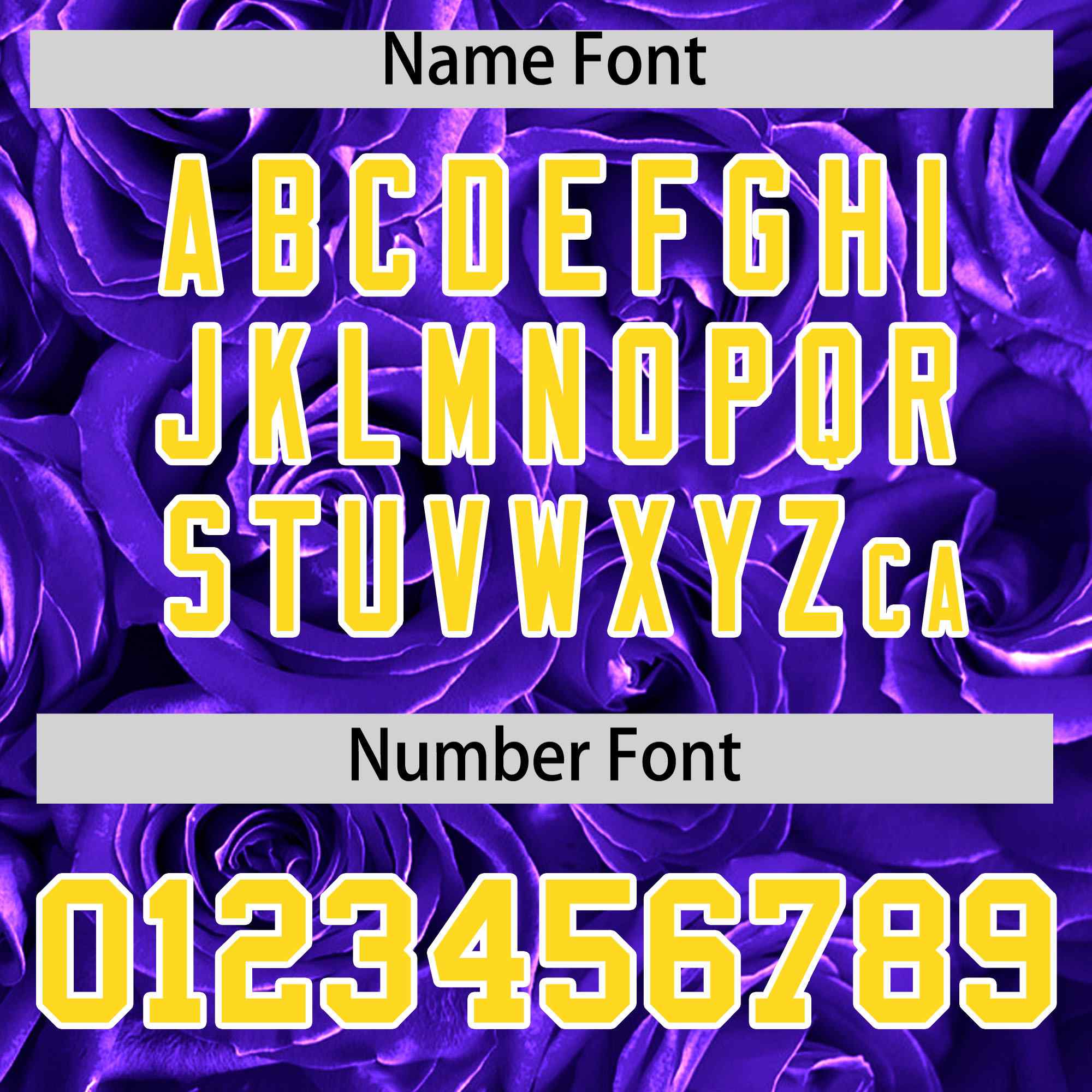 Custom Purple Gold Split Rose Print Authentic Baseball Jersey