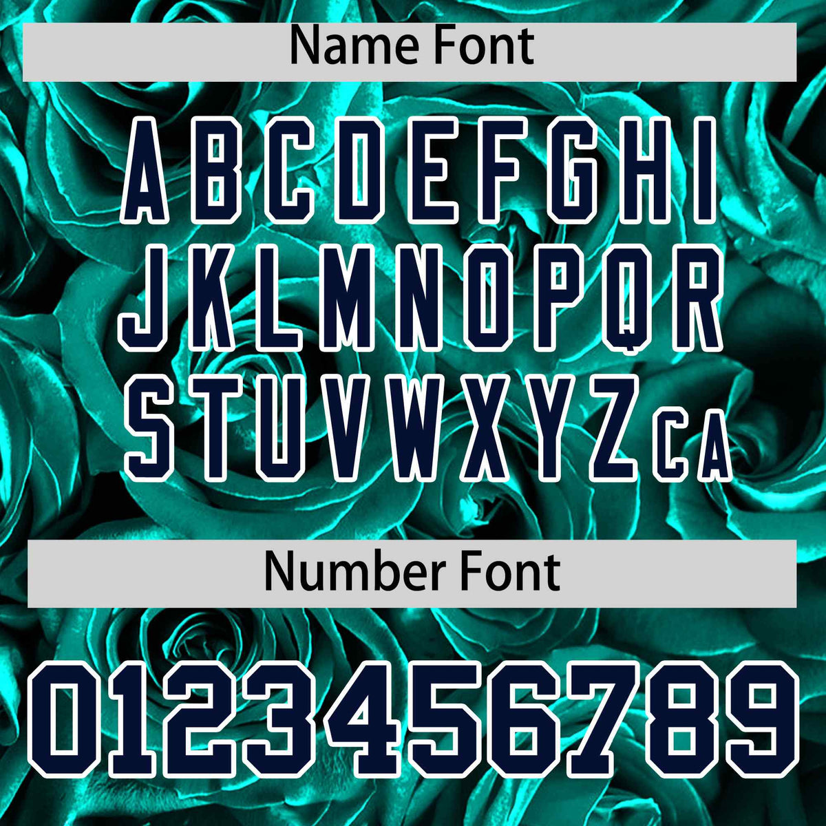 Custom Aqua Silver Split Rose Print Authentic Baseball Jersey