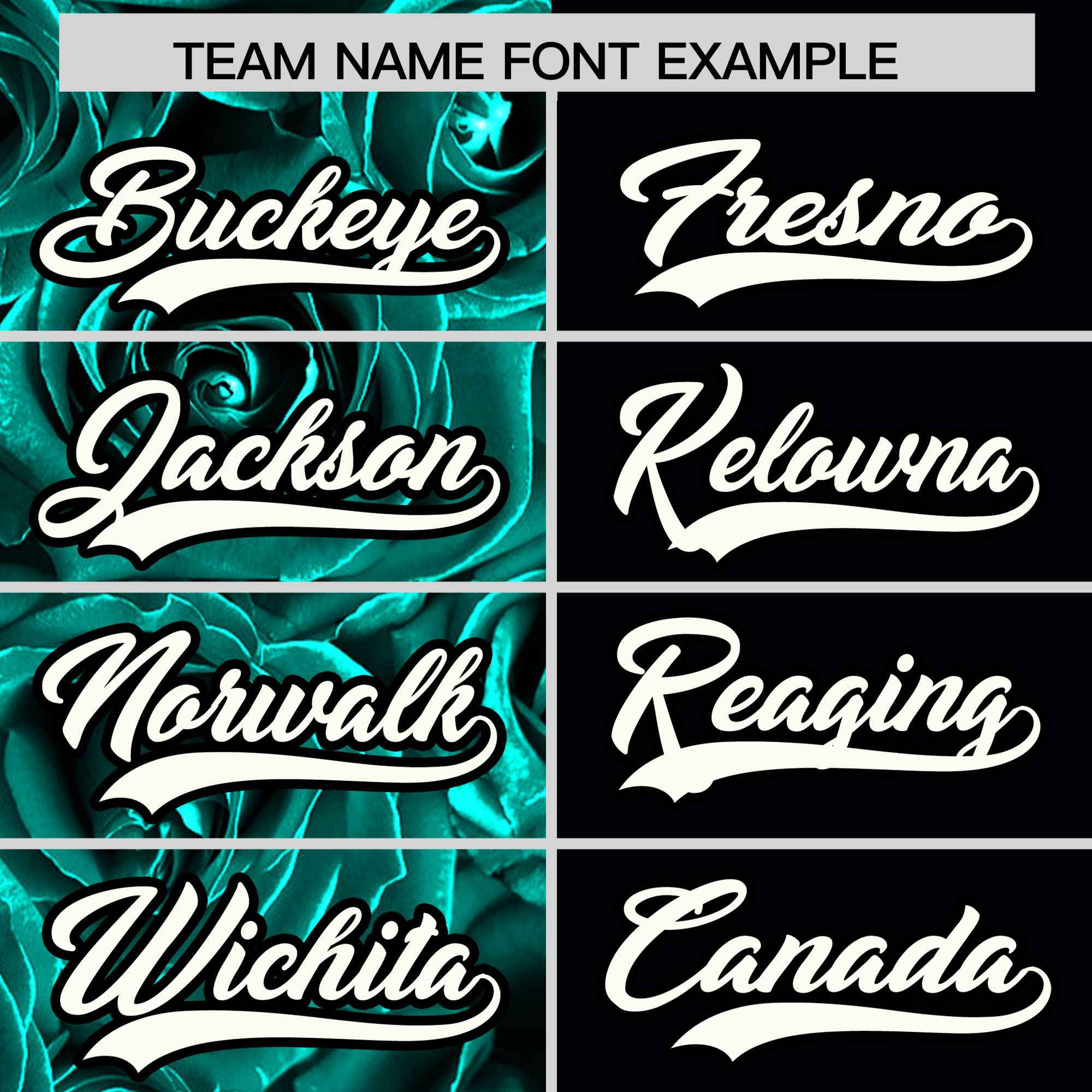 Custom Aqua Black Split Rose Print Authentic Baseball Jersey