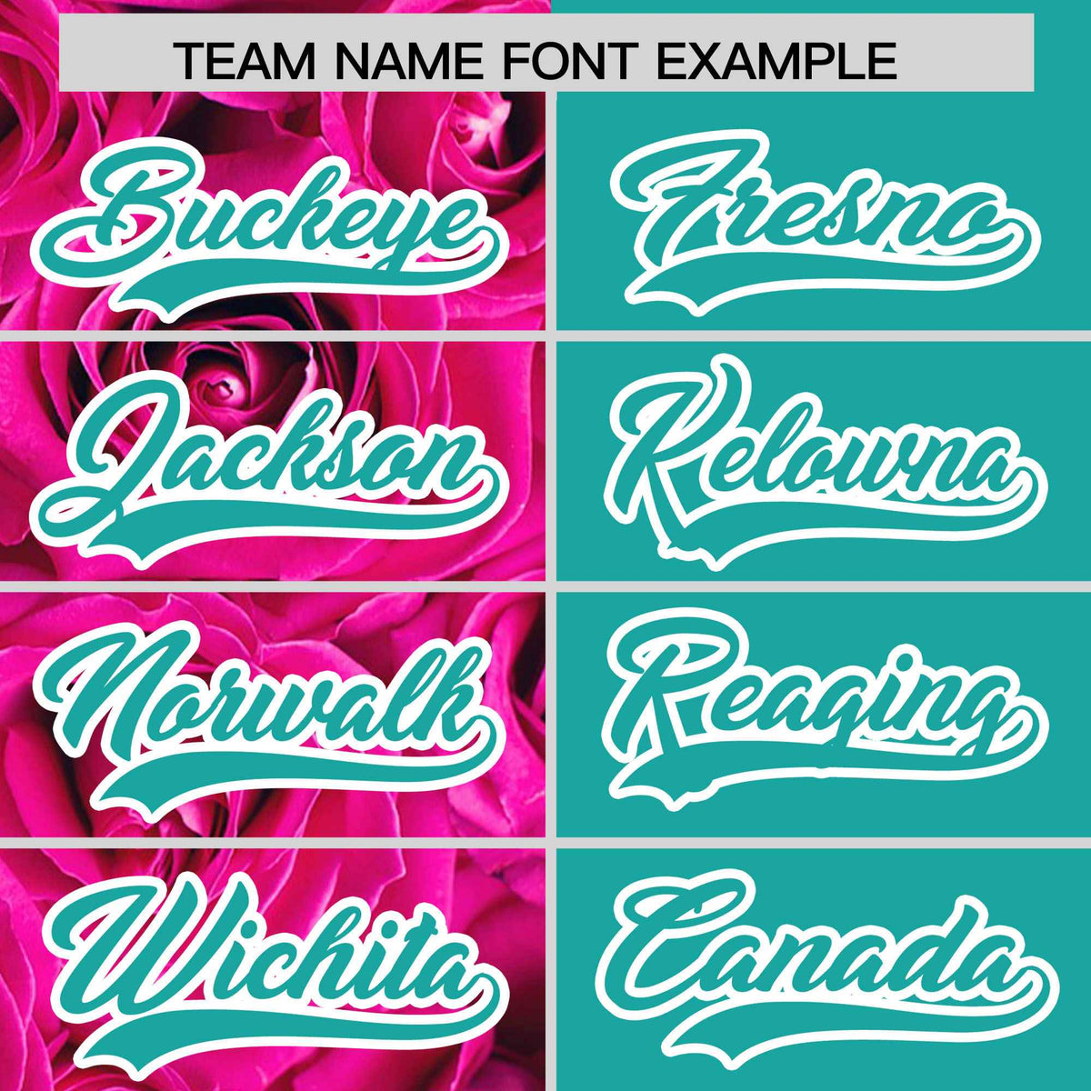 Custom Pink Aqua Split Rose Print Authentic Baseball Jersey