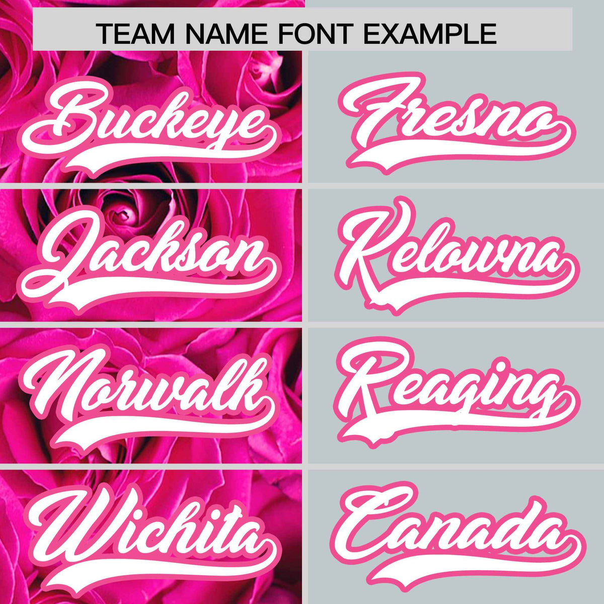 Custom Pink Silver Split Rose Print Authentic Baseball Jersey