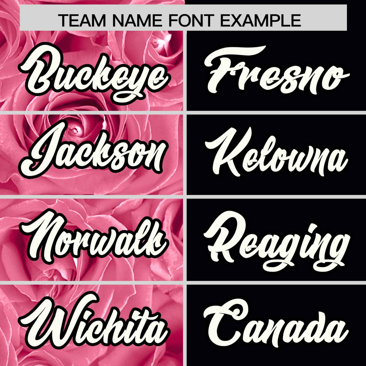 Custom Light Pink Black Split Rose Print Authentic Baseball Jersey